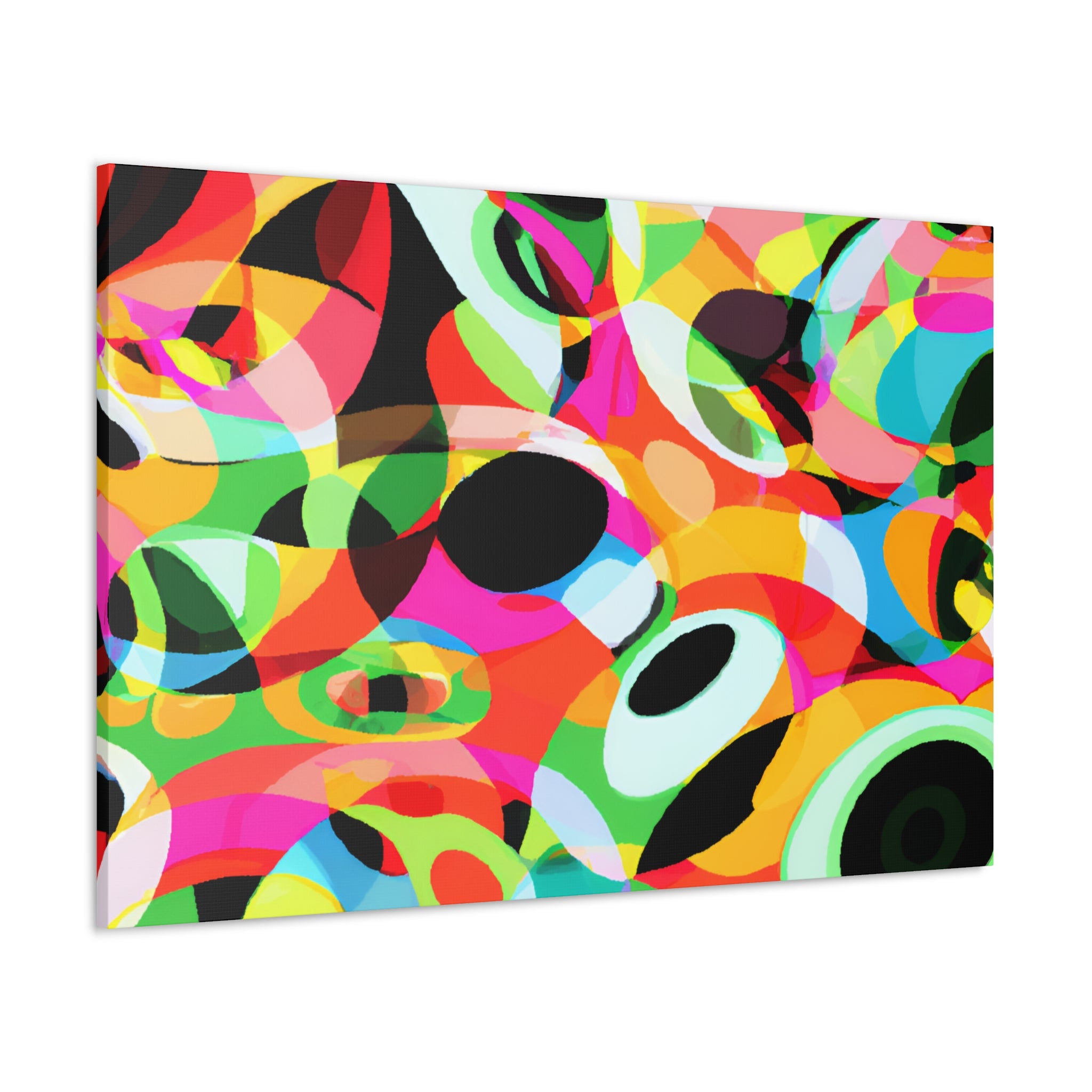 Vibrant Kaleidoscope Abstract Art Canvas - Canvas