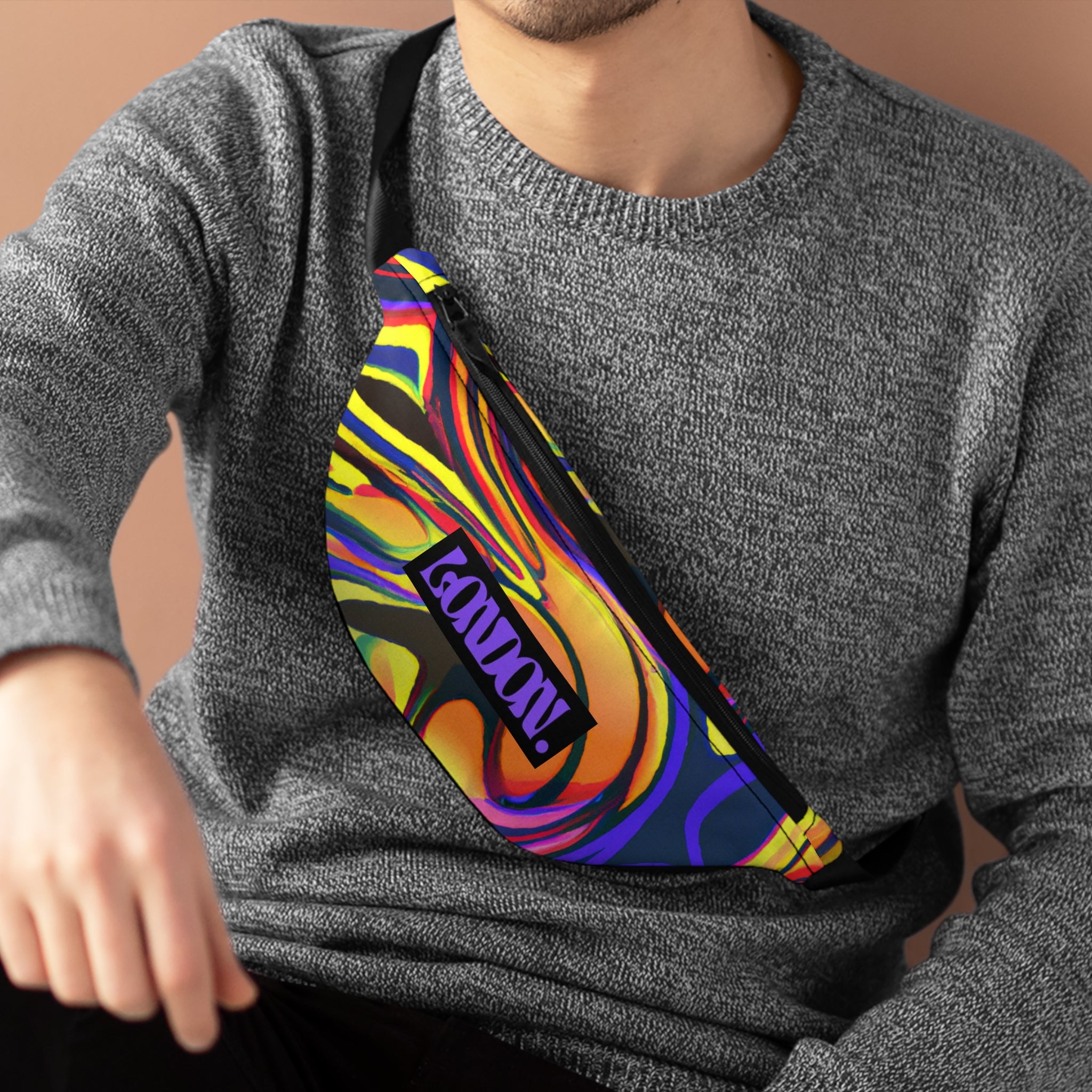 "Groovy Astro Flares" - Fanny Pack