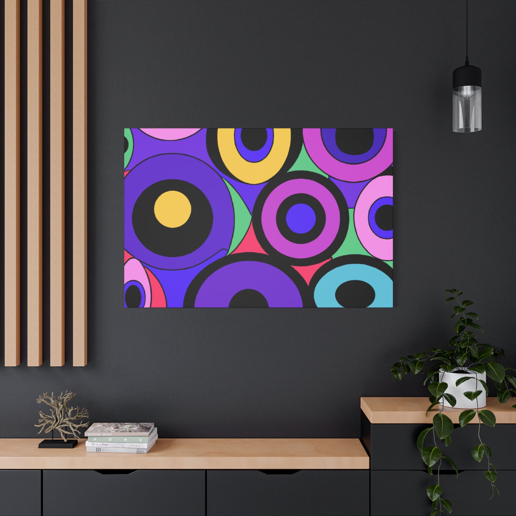 Groovy Kaleidoscope - Canvas