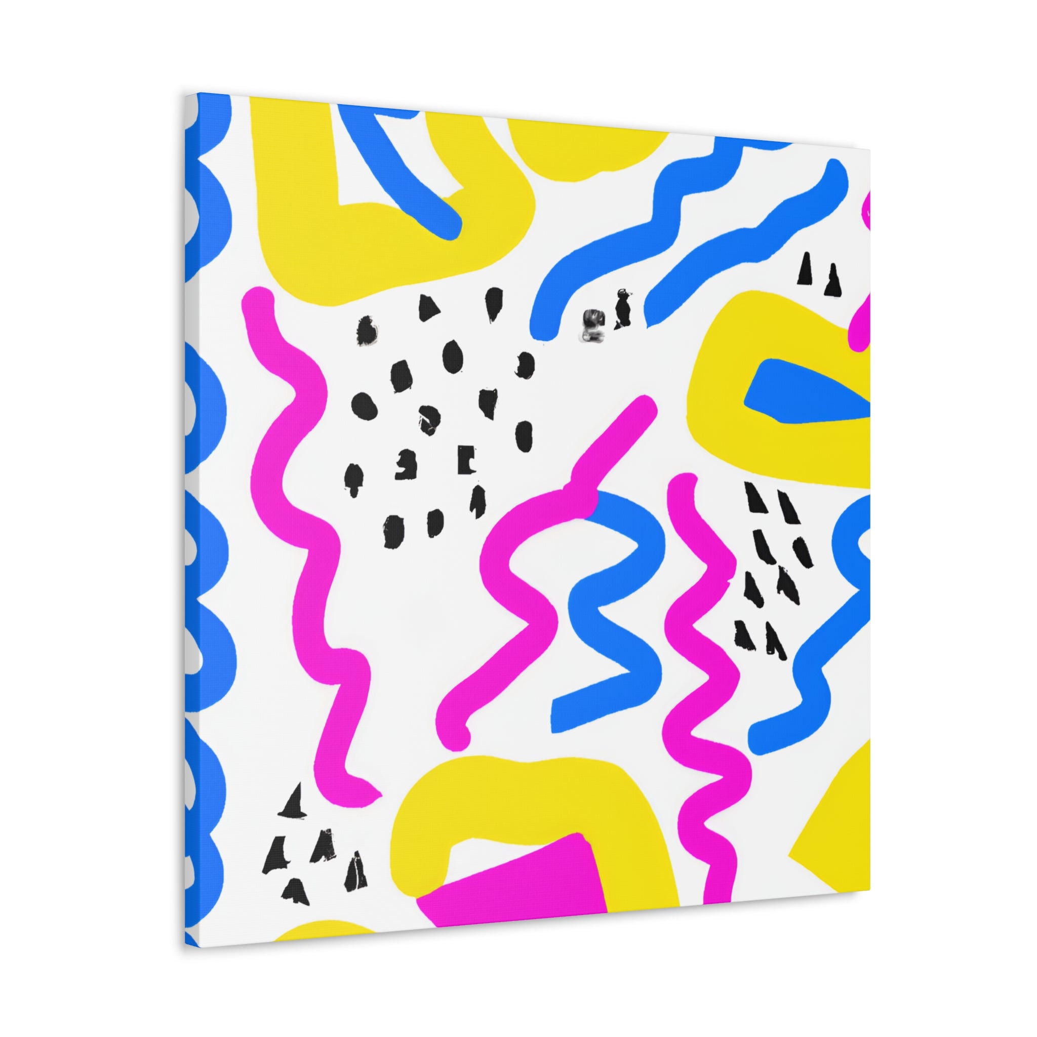 Vibrant Abstract Serpentine Dance Canvas Art - Canvas