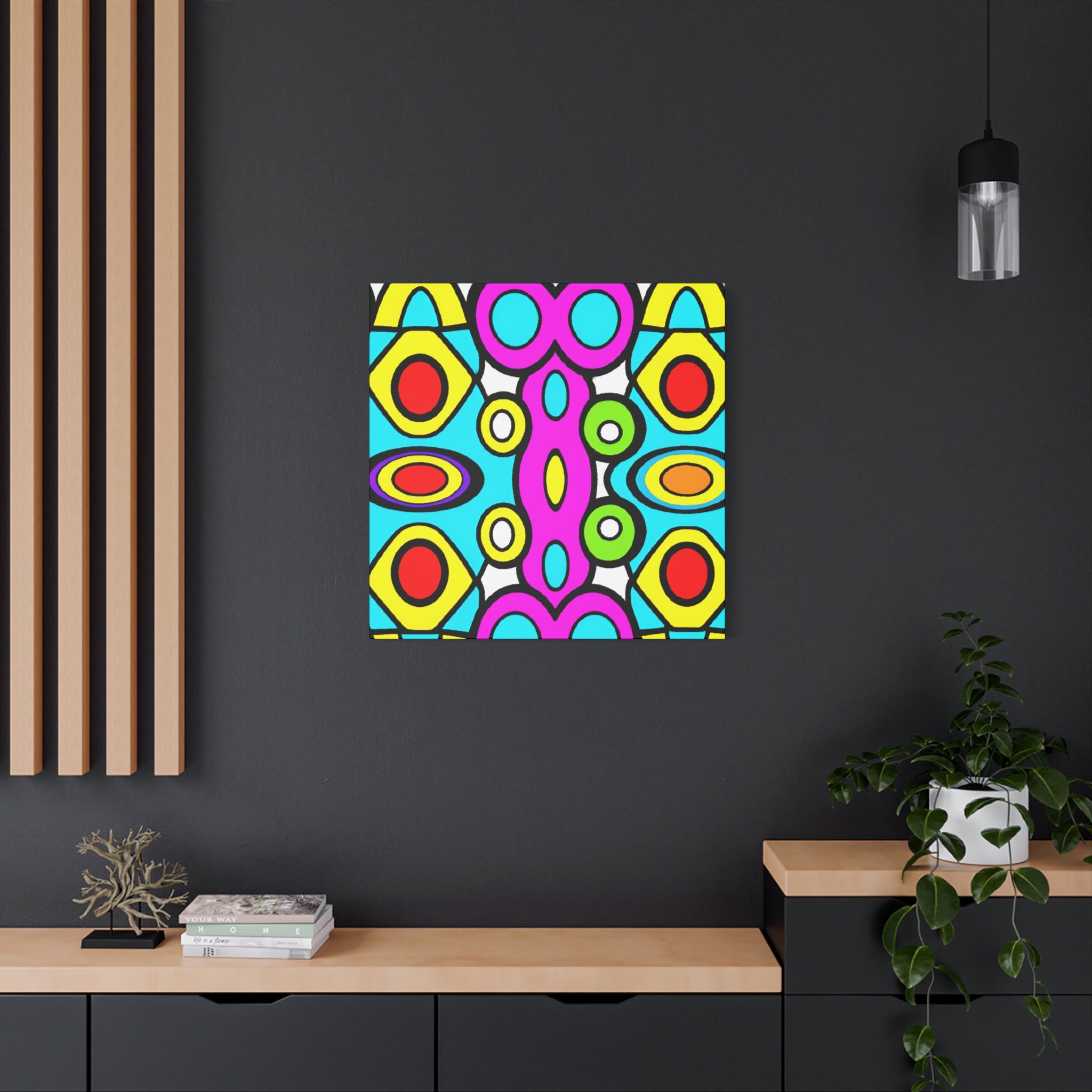 Groovy Kaleidoscope - Canvas
