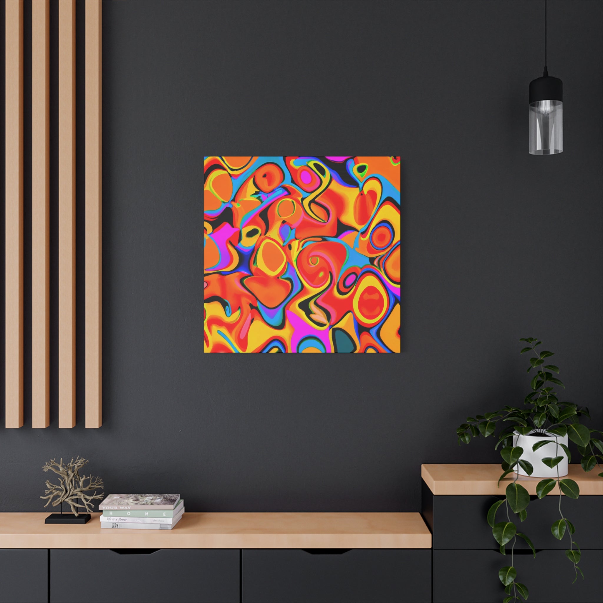 Groovy Kaleidoscope - Canvas