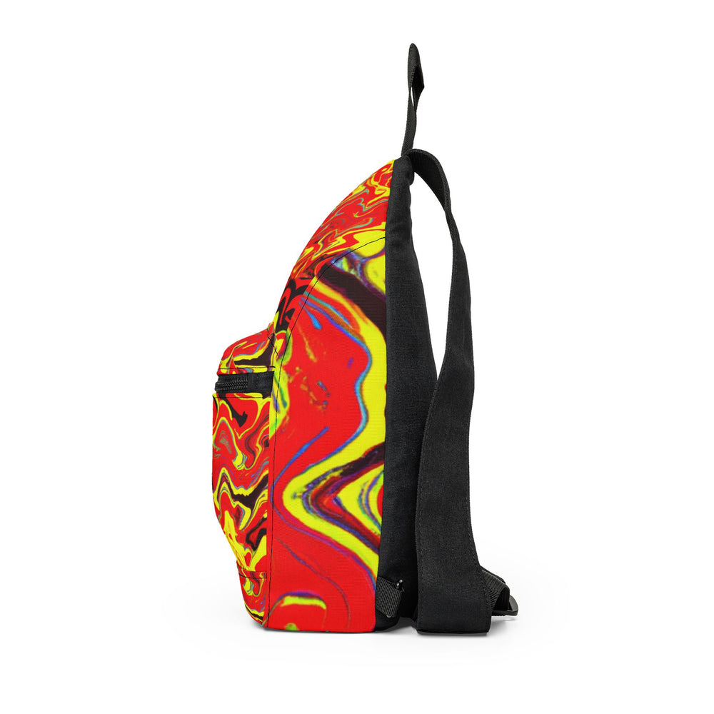 "Velvet Vortex Expressions" - Sling Bag