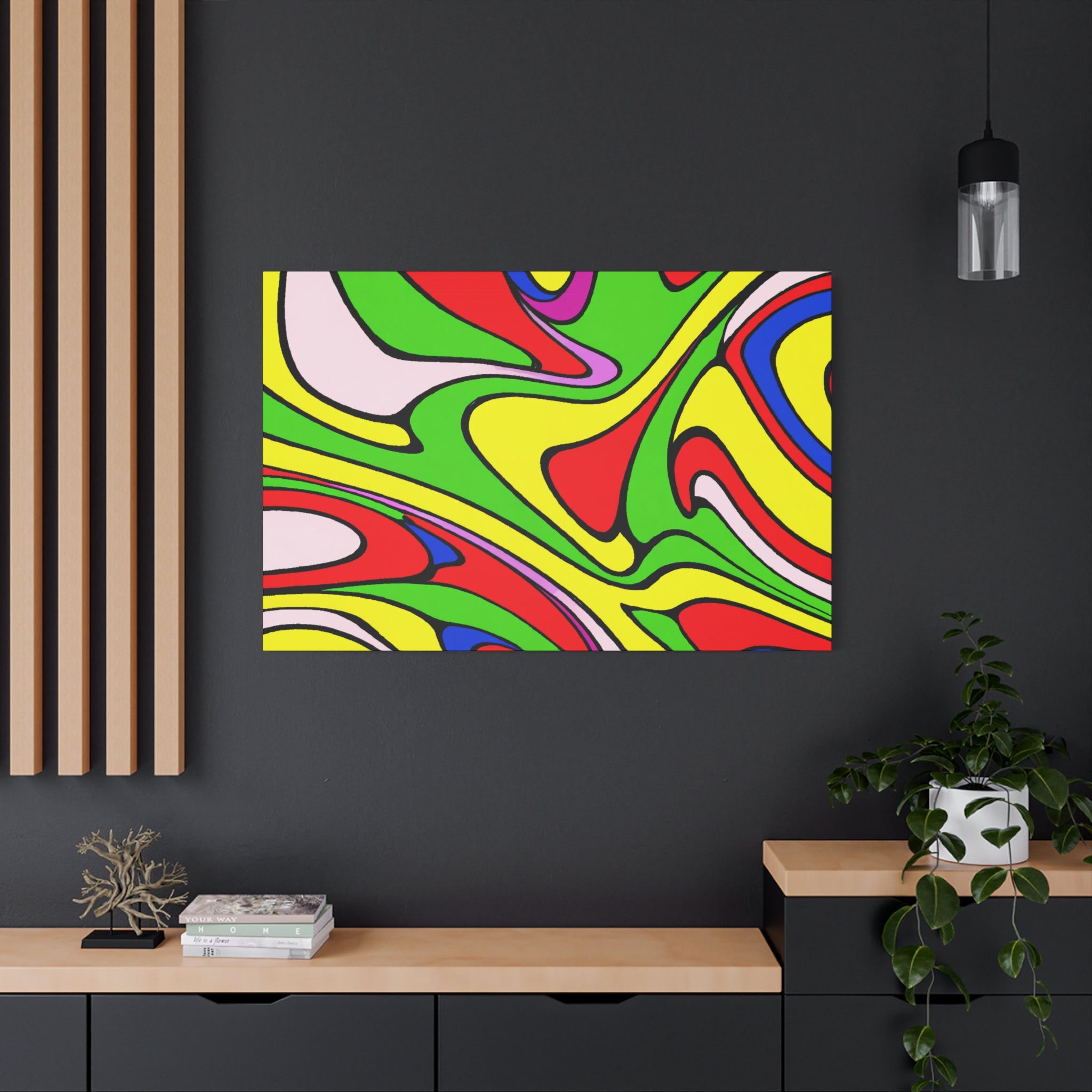 Groovy Kaleidoscope - Canvas