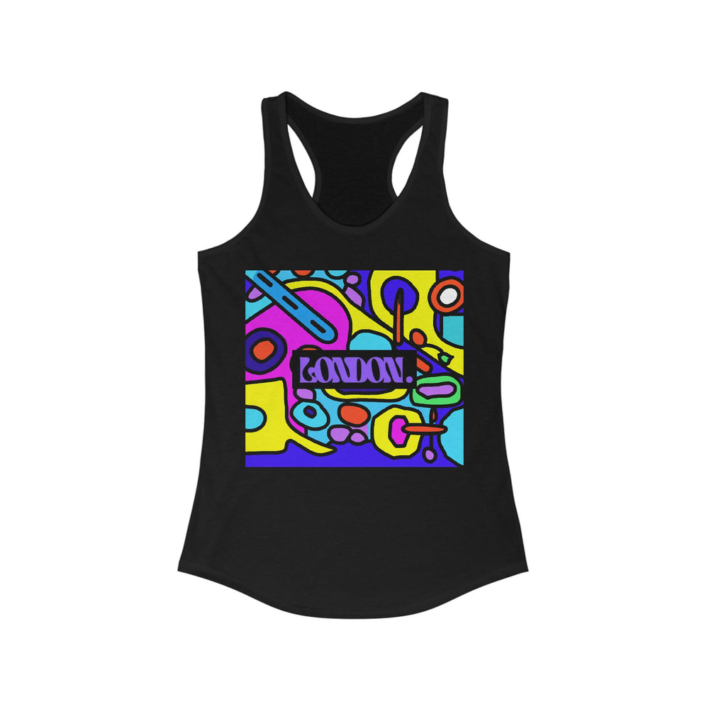 "Kaleidoscope Boombox" - Racerback Tank Top