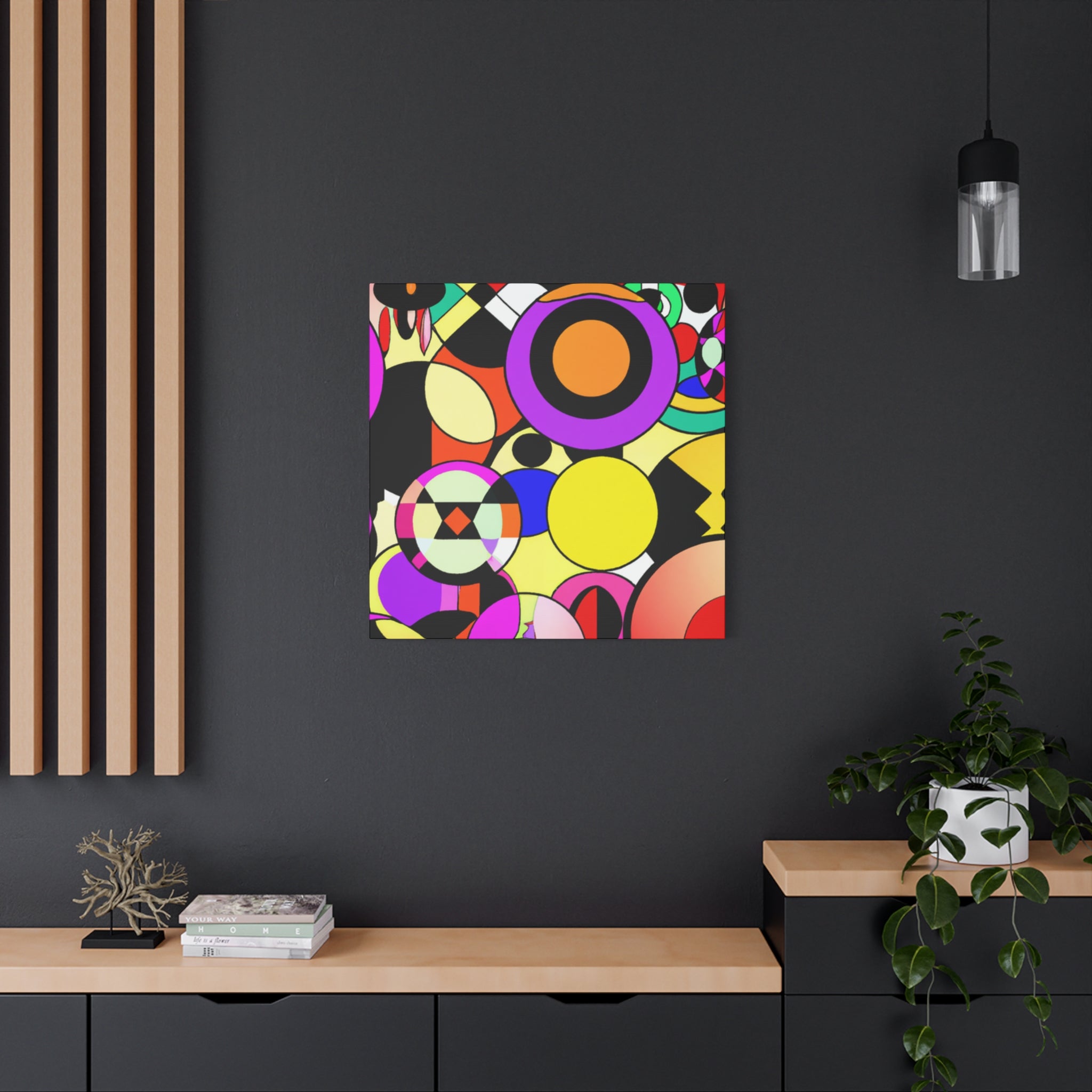 Groovy Kaleidoscope - Canvas