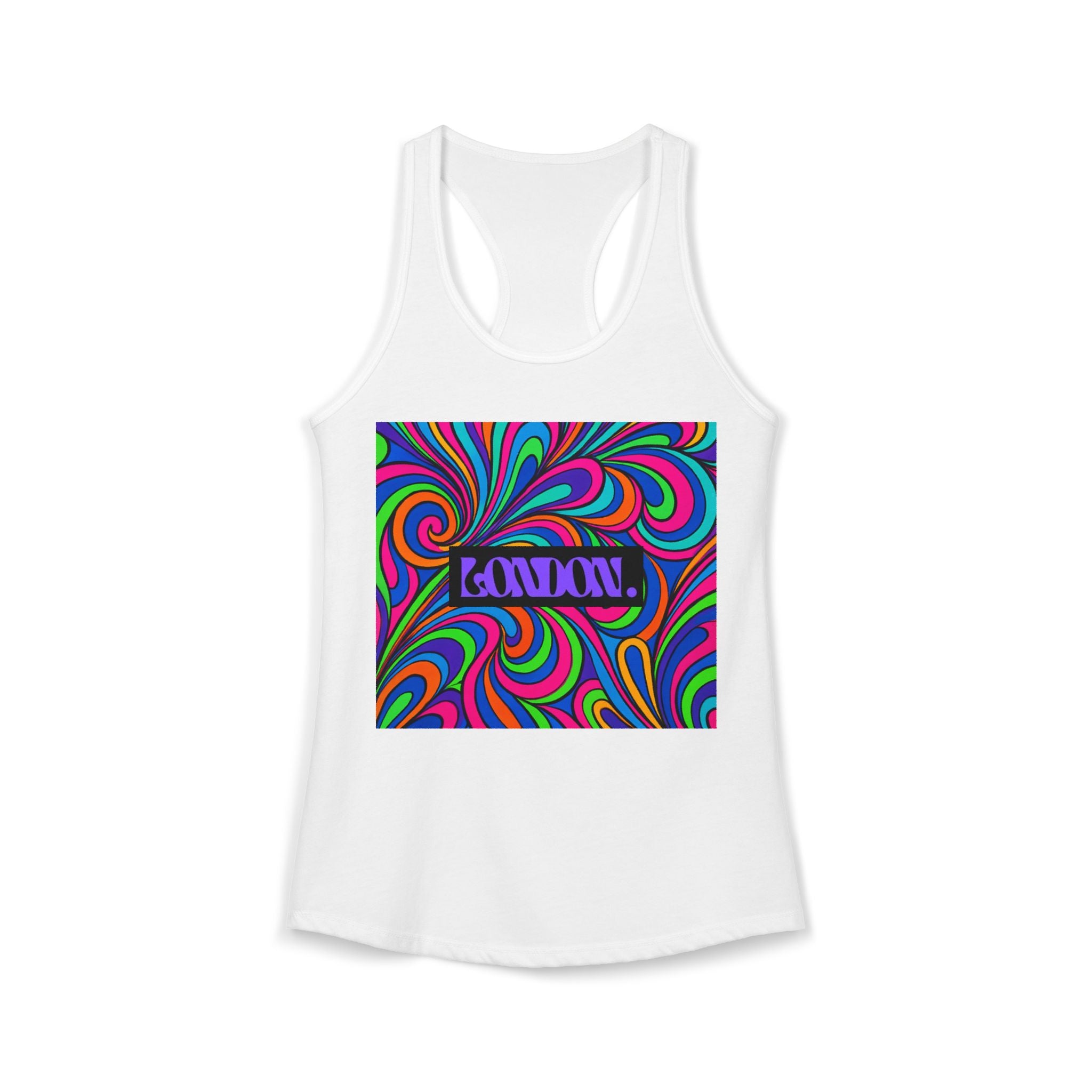 "Groovy Garnet Galaxy" - Racerback Tank Top