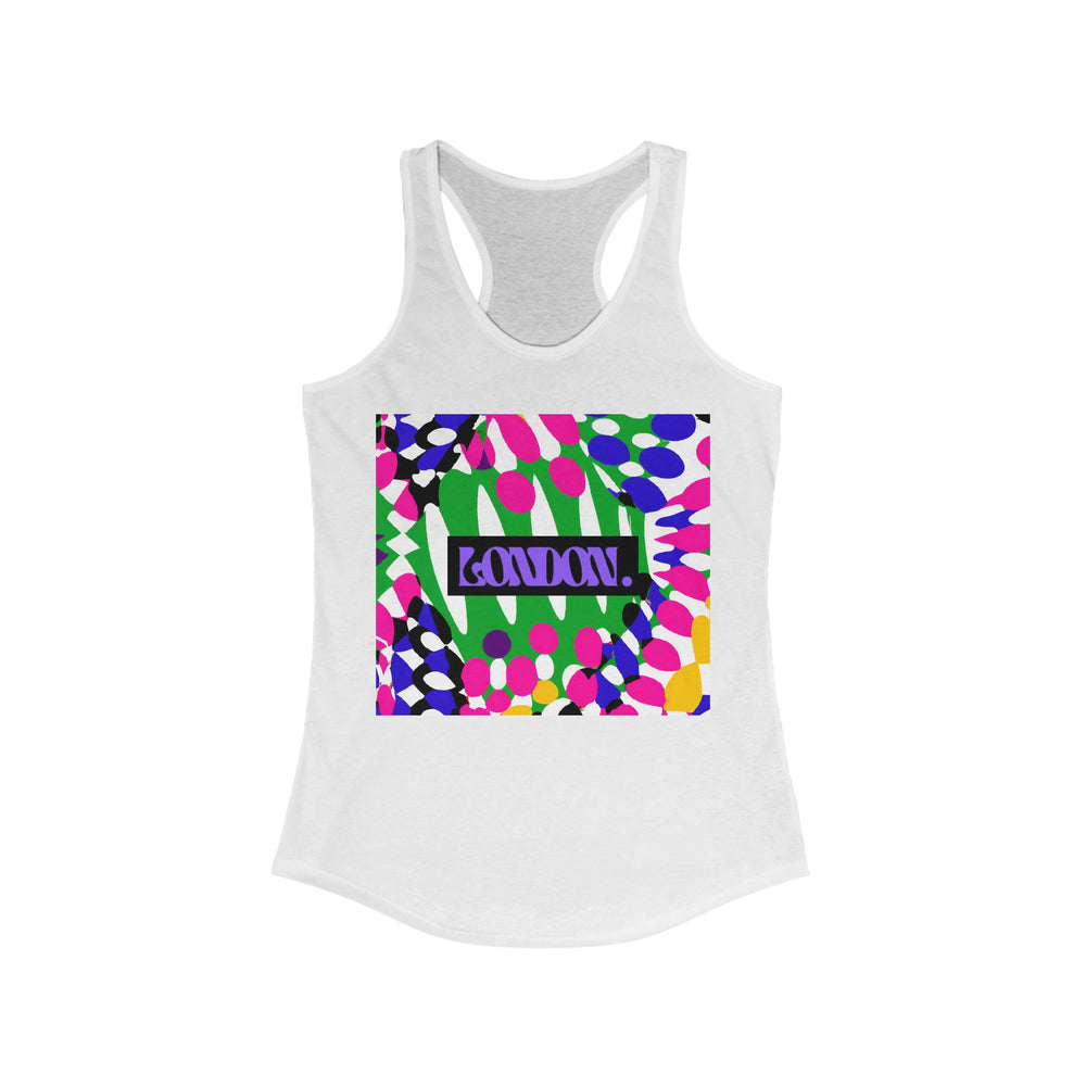 "Kaleidoscope Carousel" - Racerback Tank Top