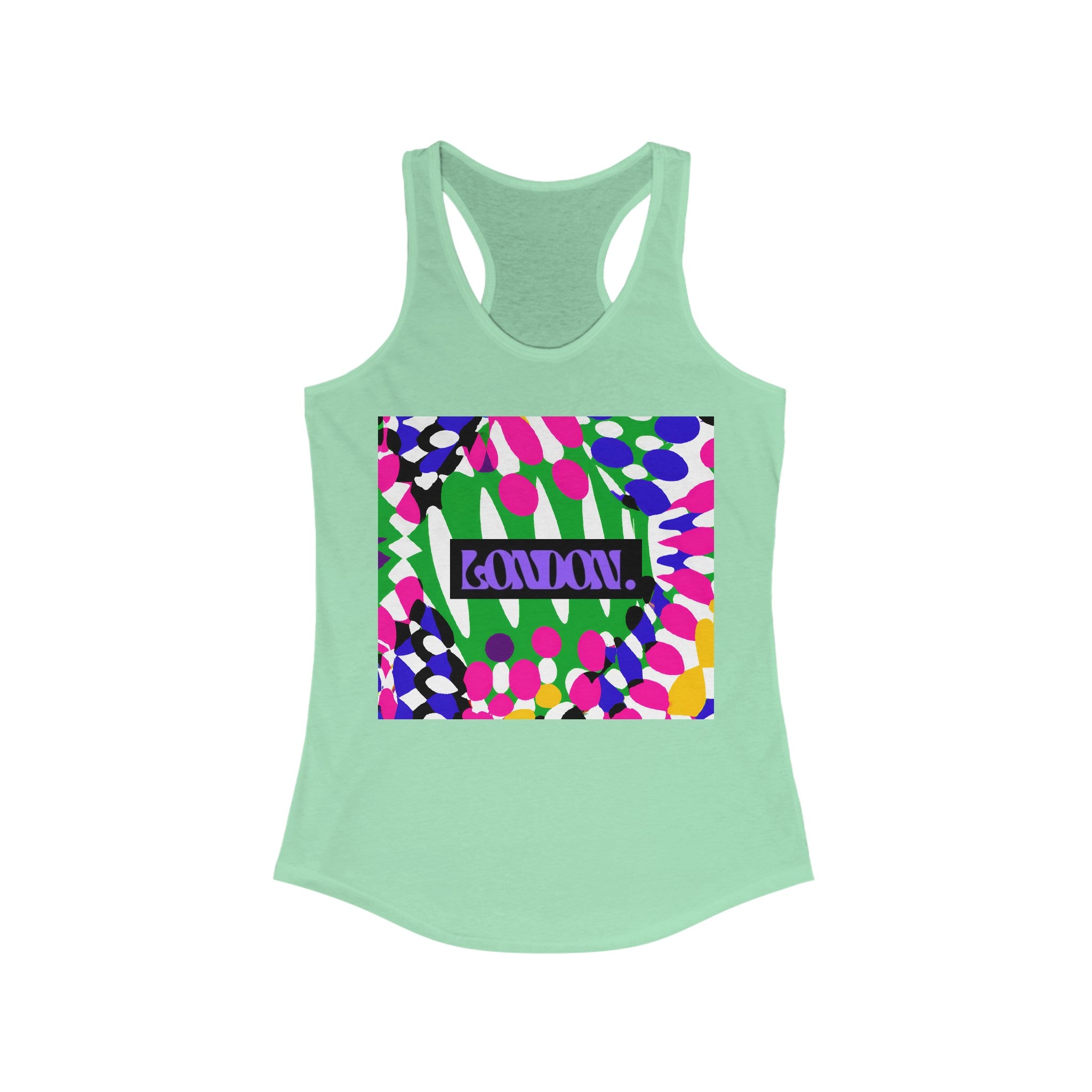 "Kaleidoscope Carousel" - Racerback Tank Top