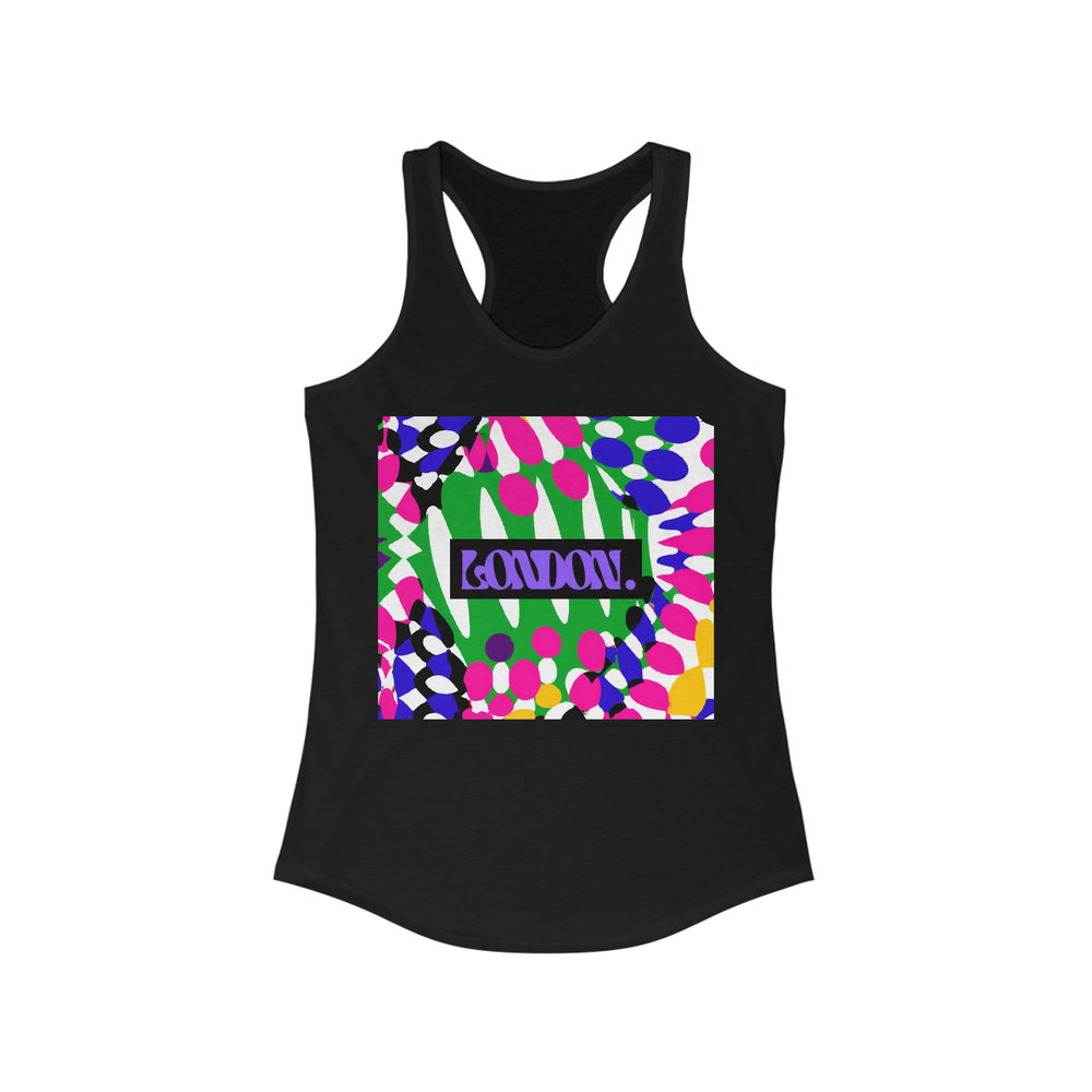 "Kaleidoscope Carousel" - Racerback Tank Top