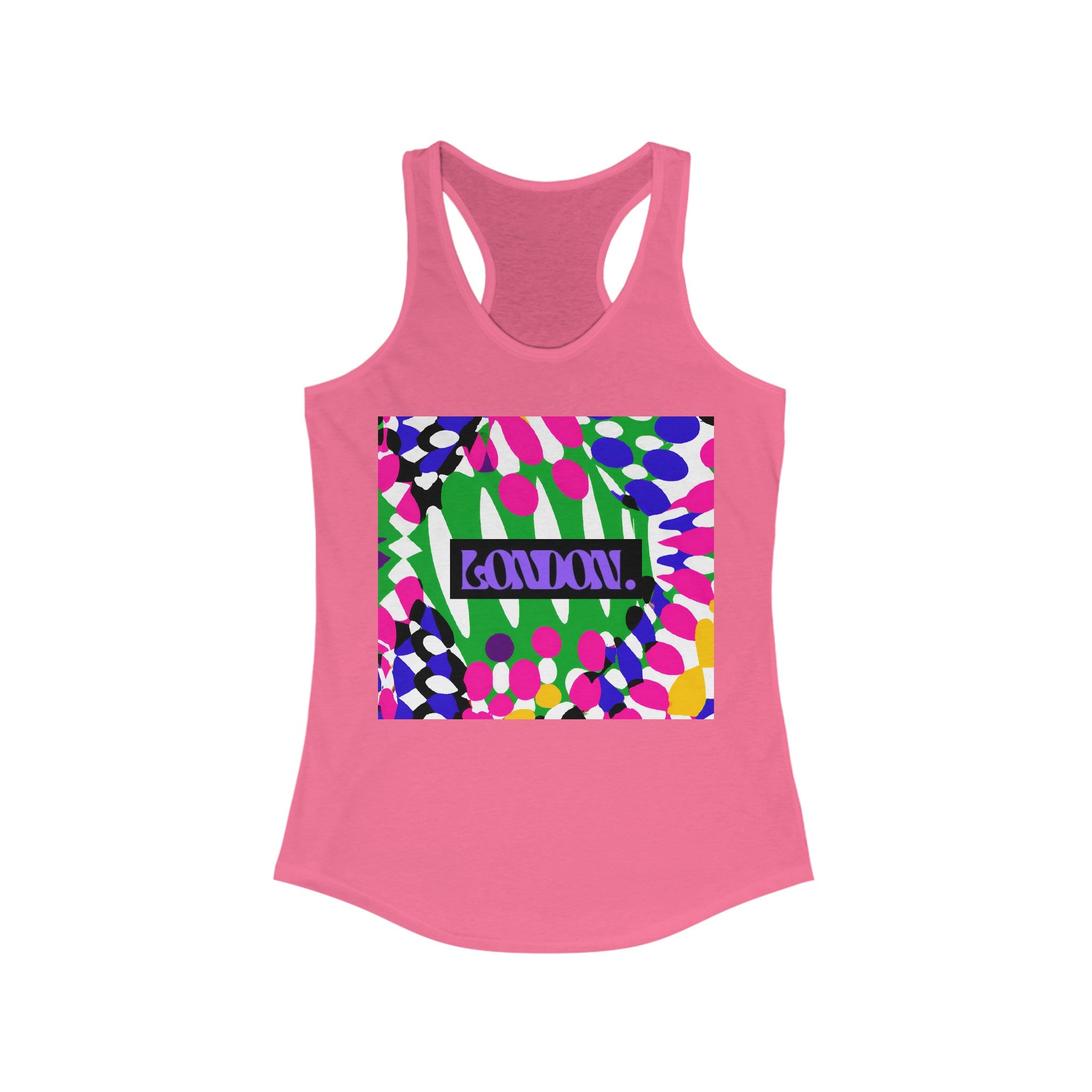 "Kaleidoscope Carousel" - Racerback Tank Top