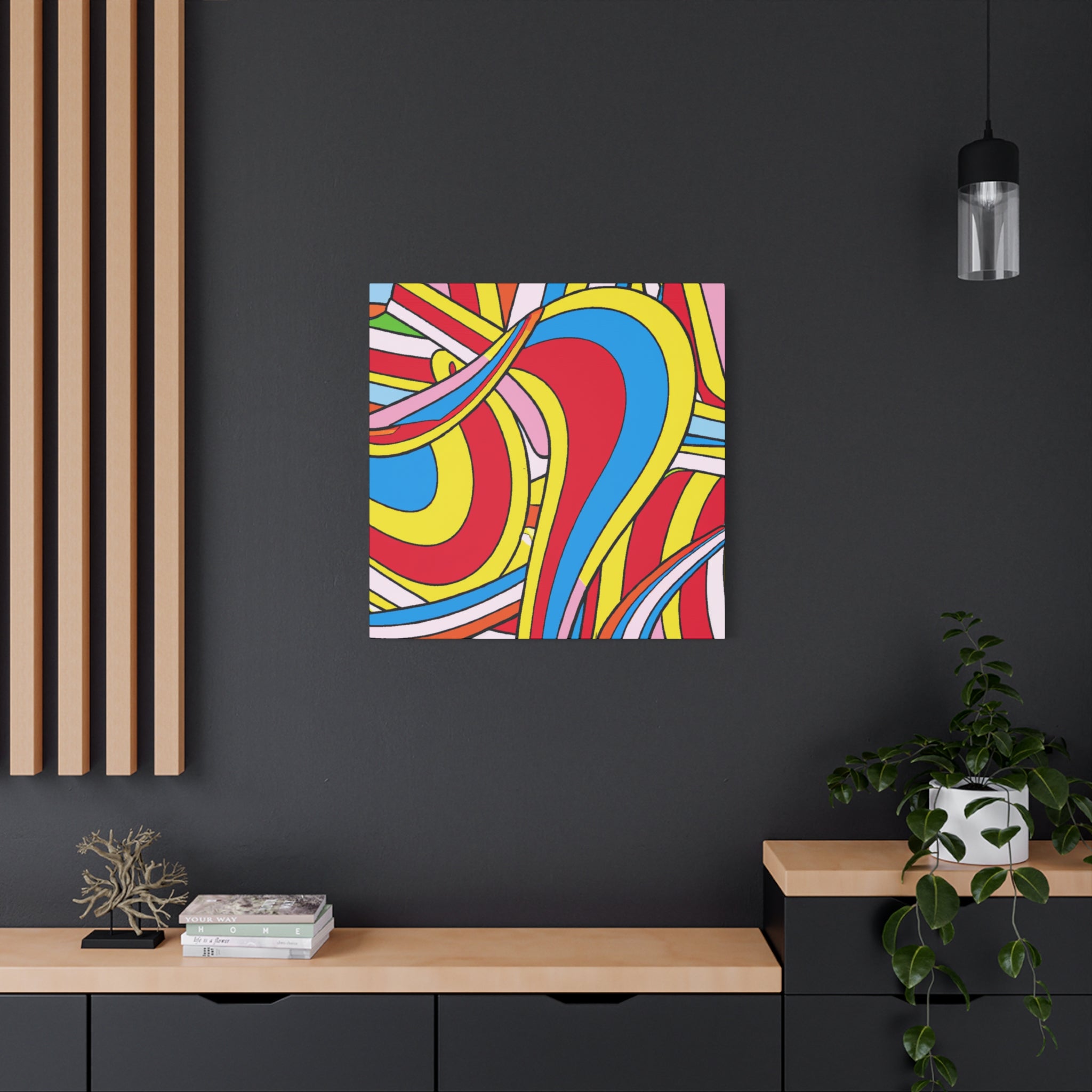 Groovy Kaleidoscope - Canvas