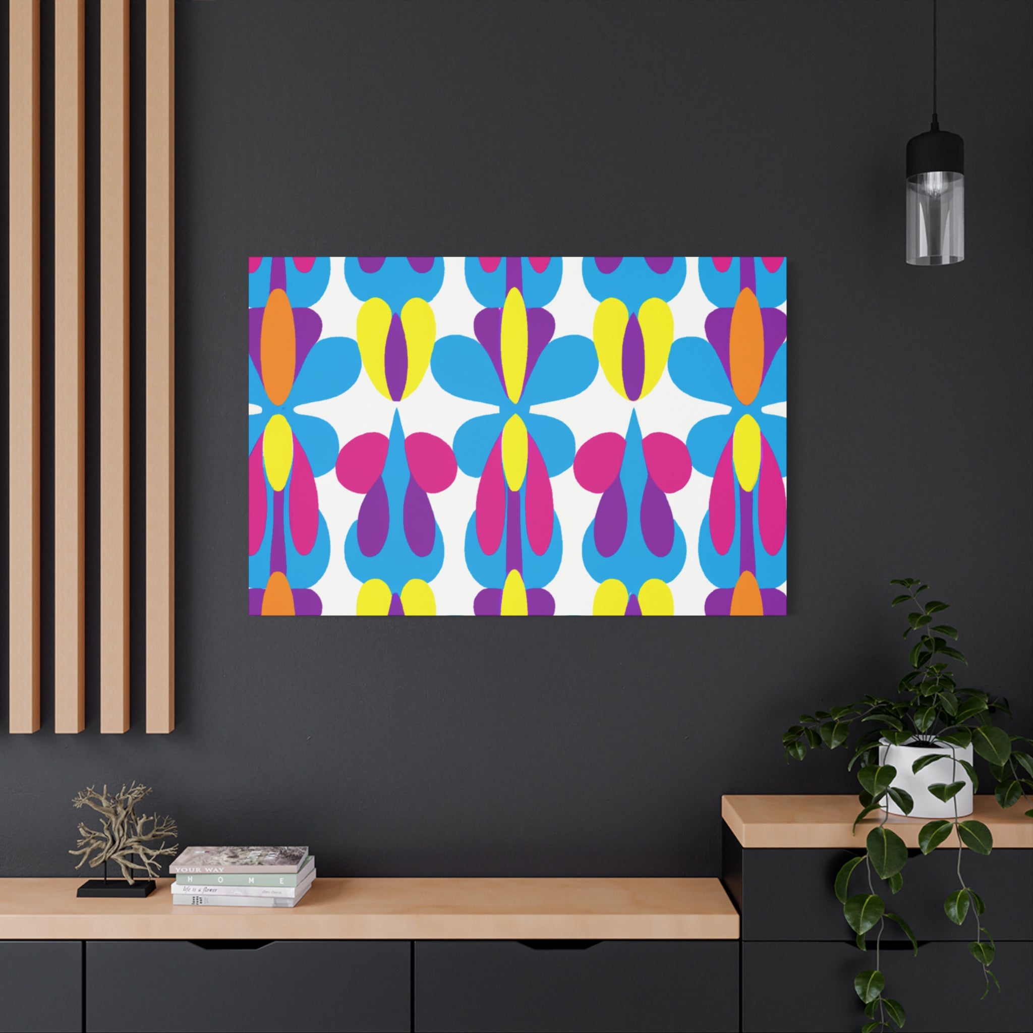 "Garden Kaleidoscope" - Canvas