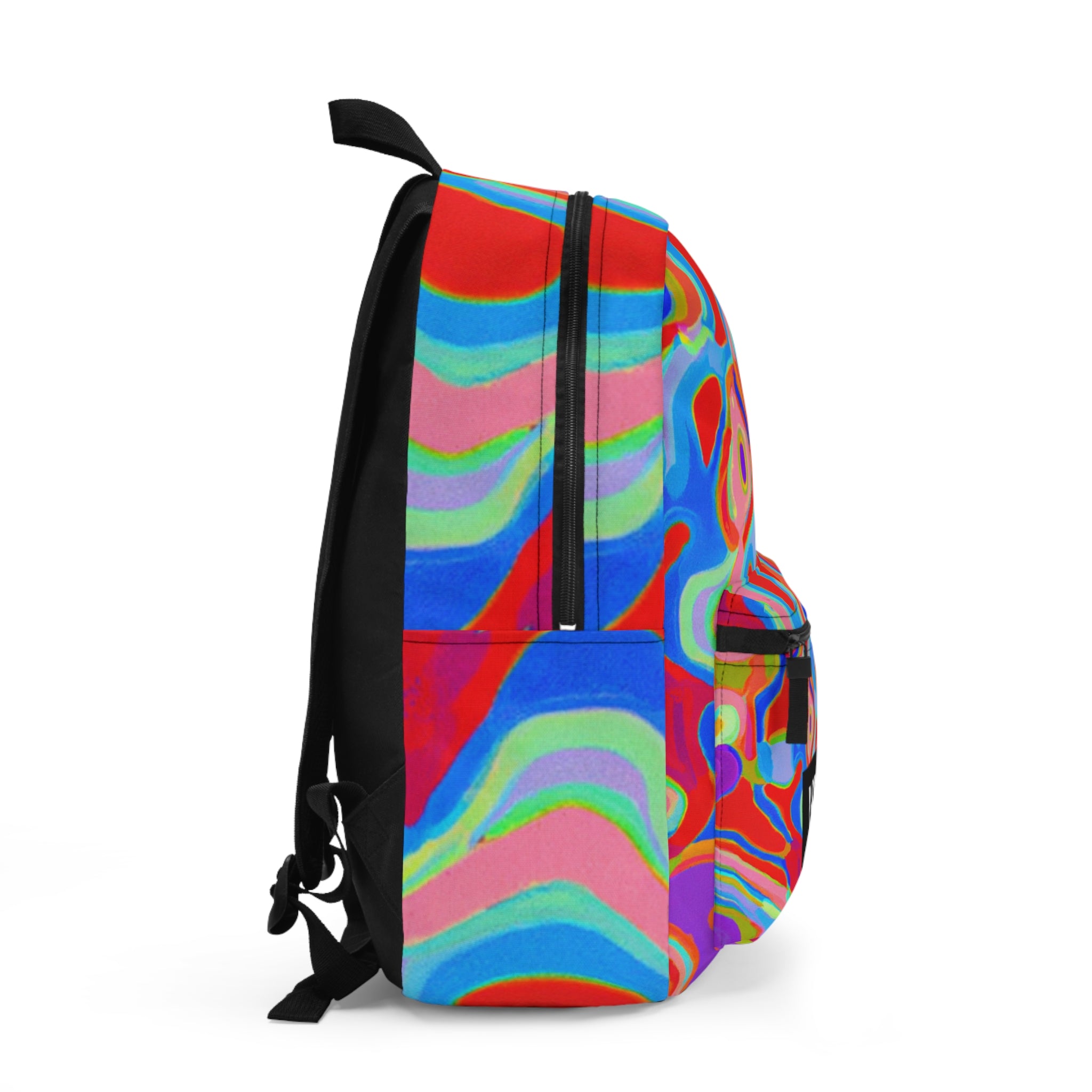 "Groovy Mirage: Vintage Pop Art Passion" - Backpack