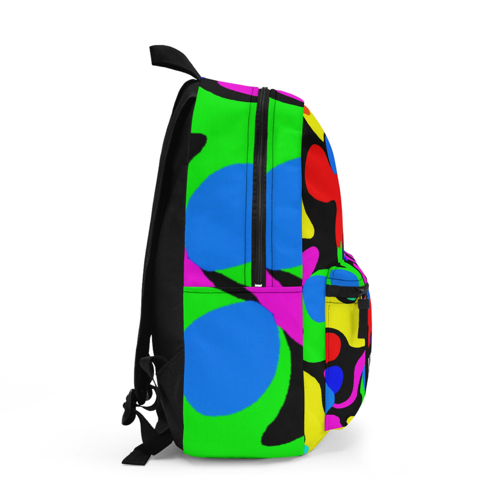 "Groovy Rainbows Vintage Bazaar" - Backpack