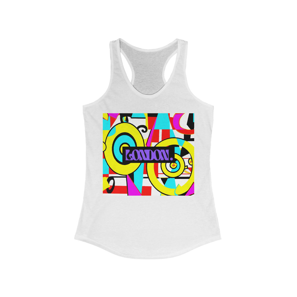 "Kaleidoscope Groove" - Racerback Tank Top