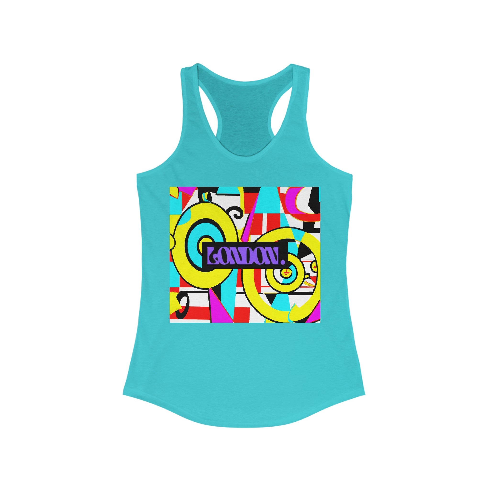 "Kaleidoscope Groove" - Racerback Tank Top