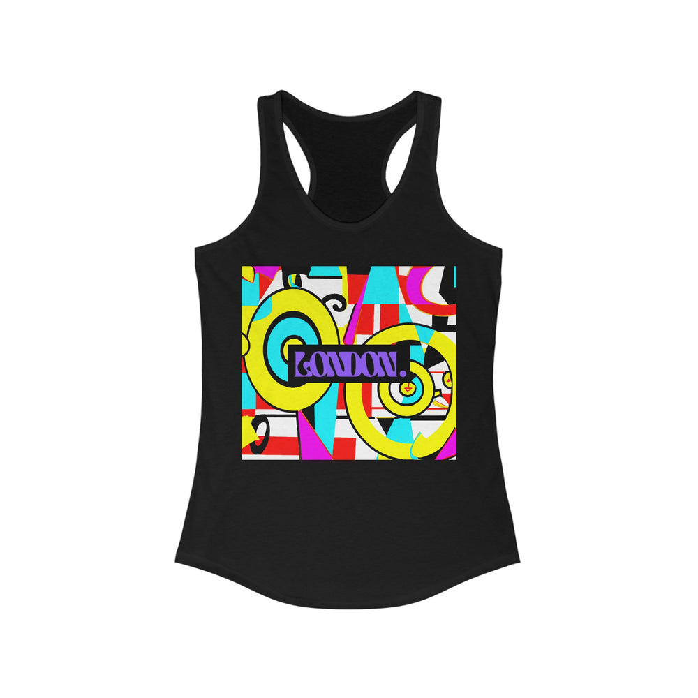 "Kaleidoscope Groove" - Racerback Tank Top