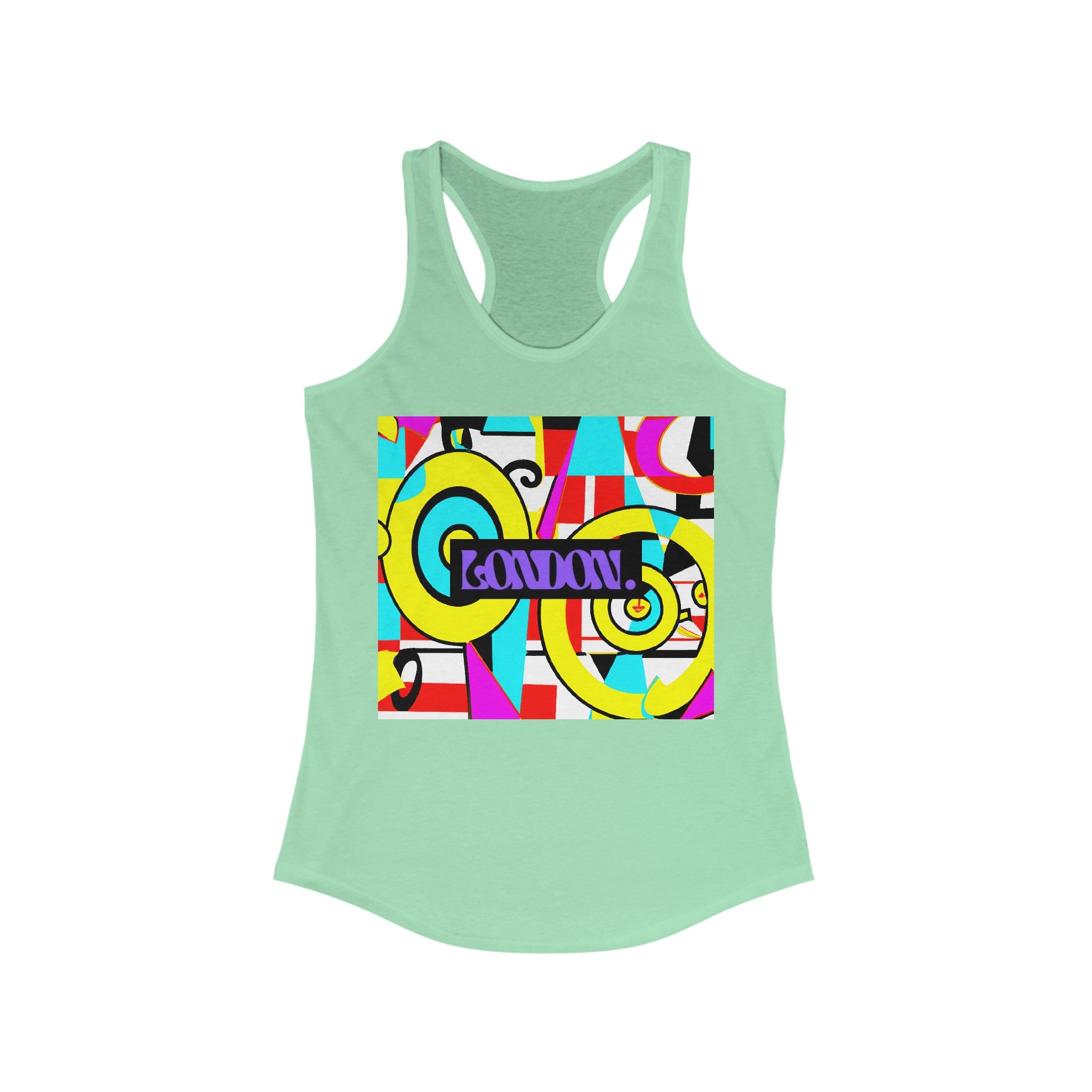 "Kaleidoscope Groove" - Racerback Tank Top