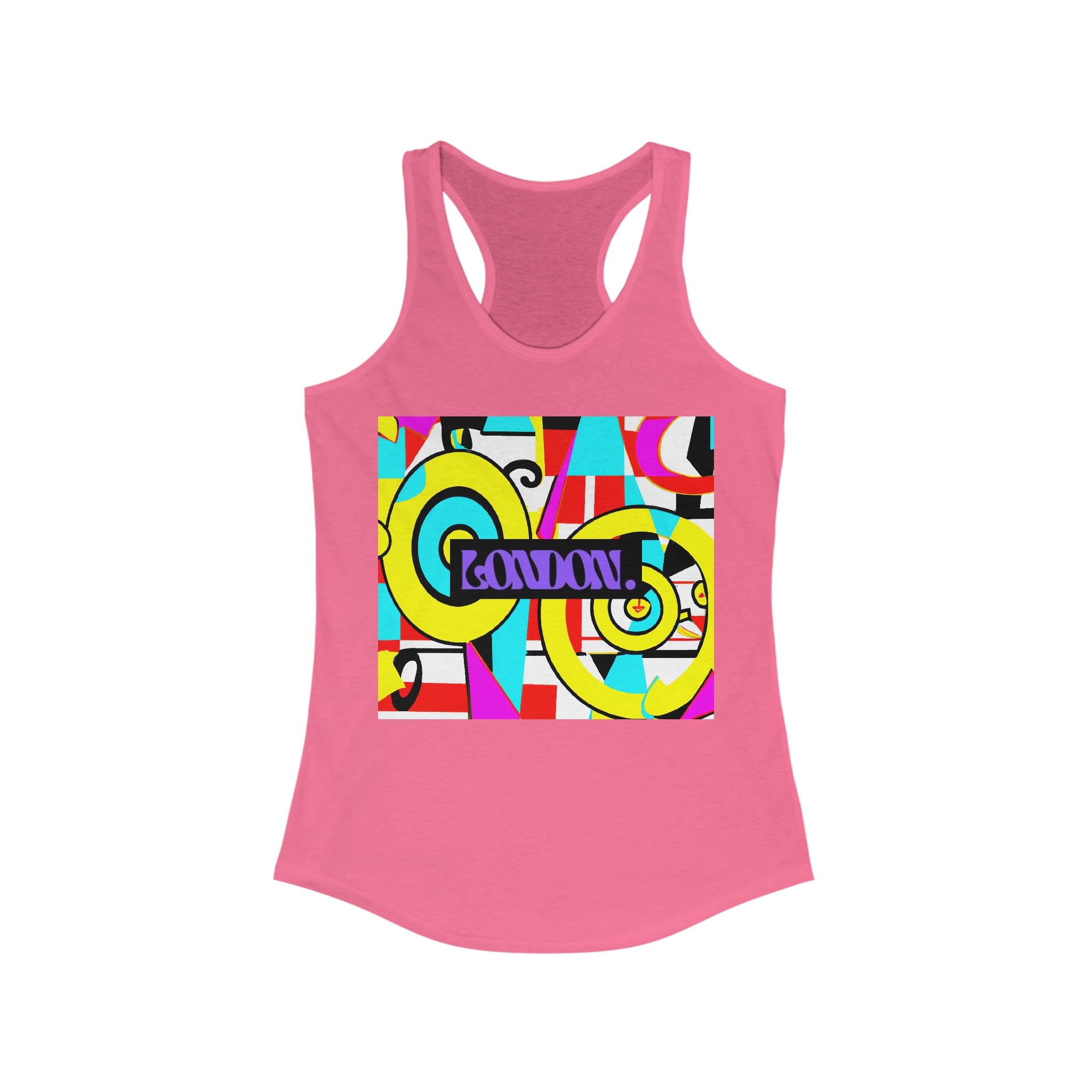 "Kaleidoscope Groove" - Racerback Tank Top