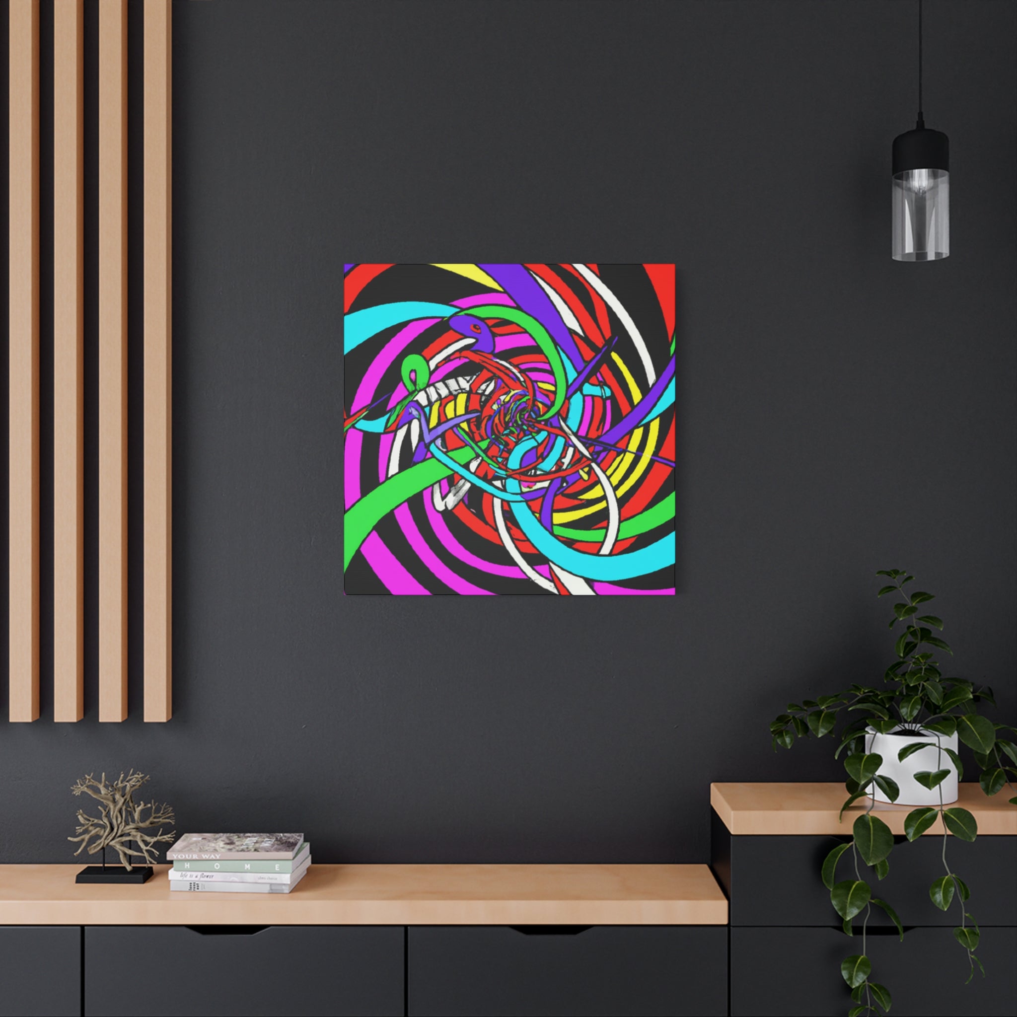 Groovy Kaleidoscope - Canvas