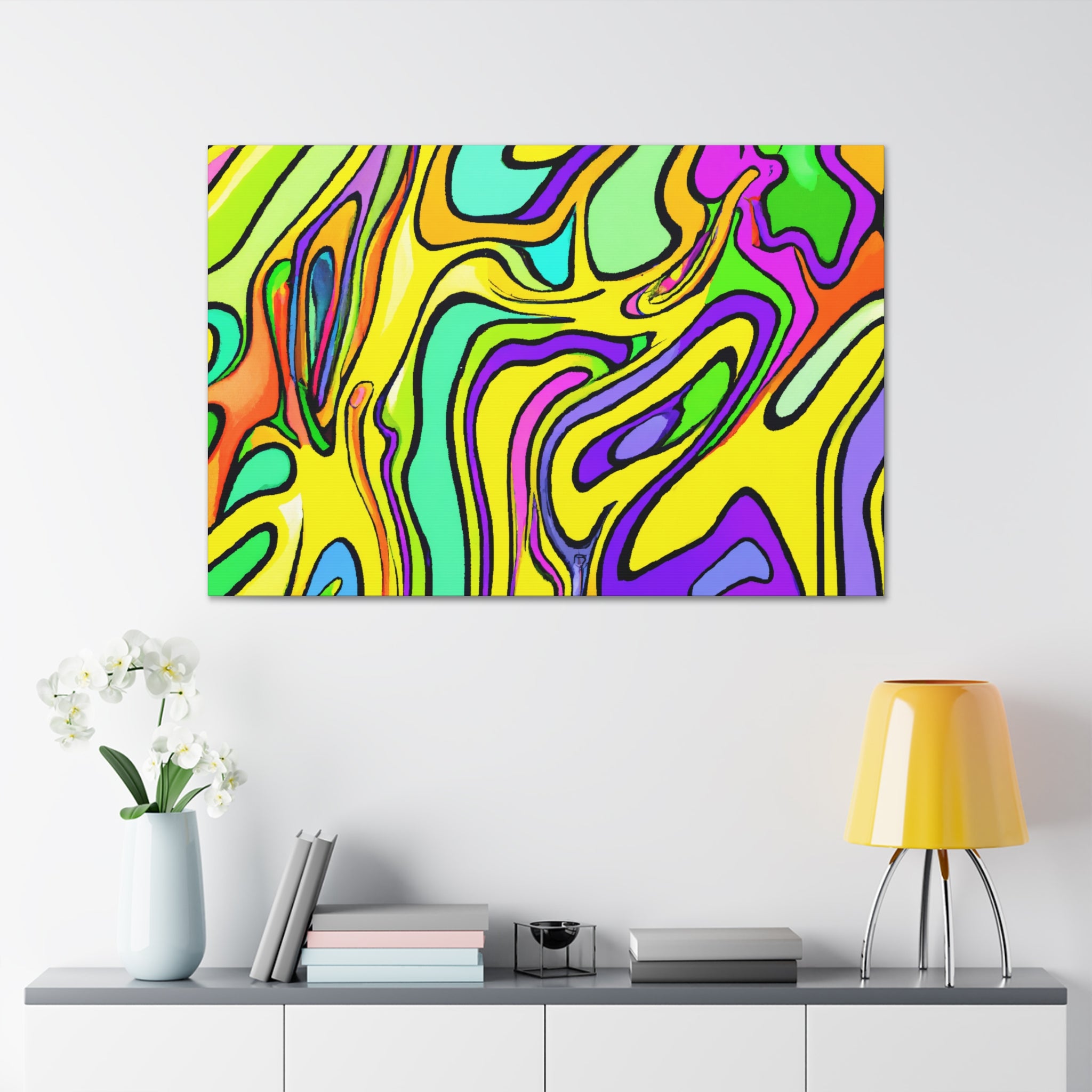 Groovy Whirlwind - Canvas