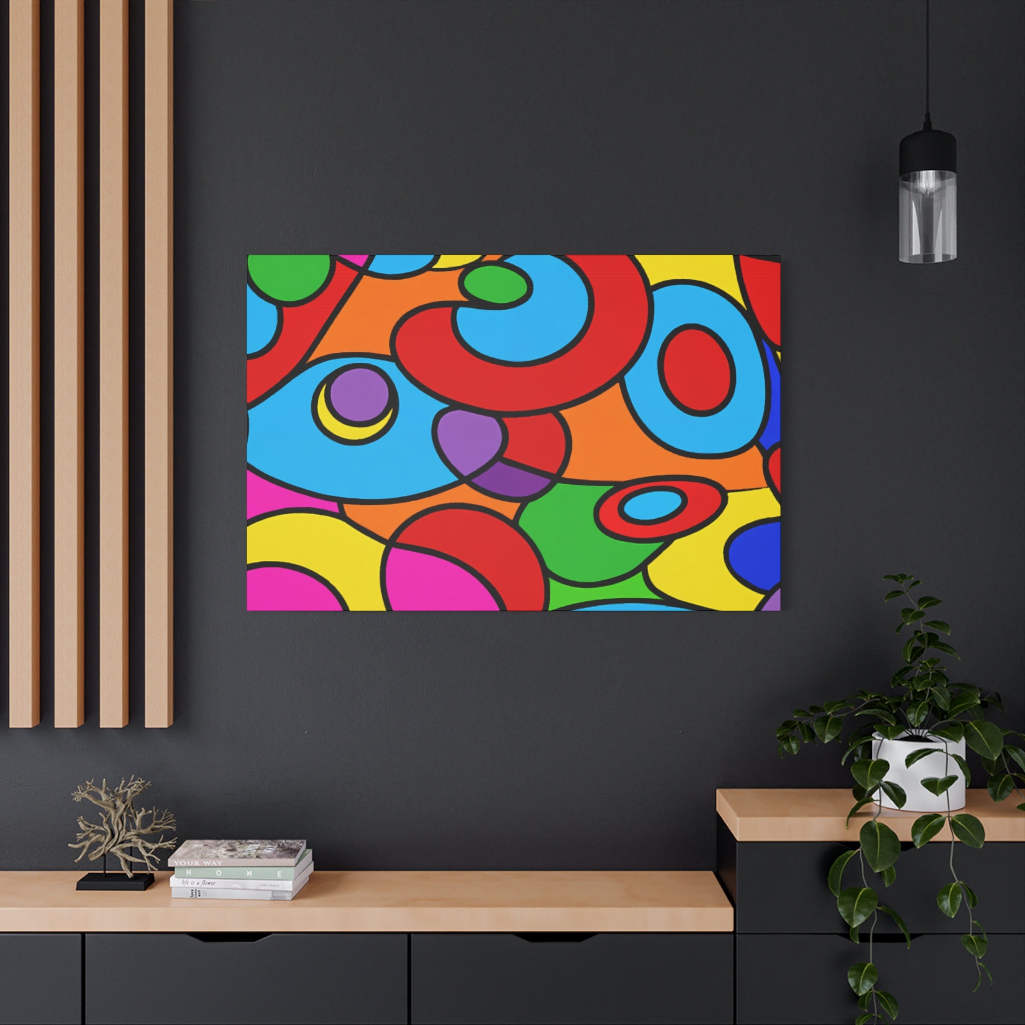 Groovy Kaleidoscope - Canvas