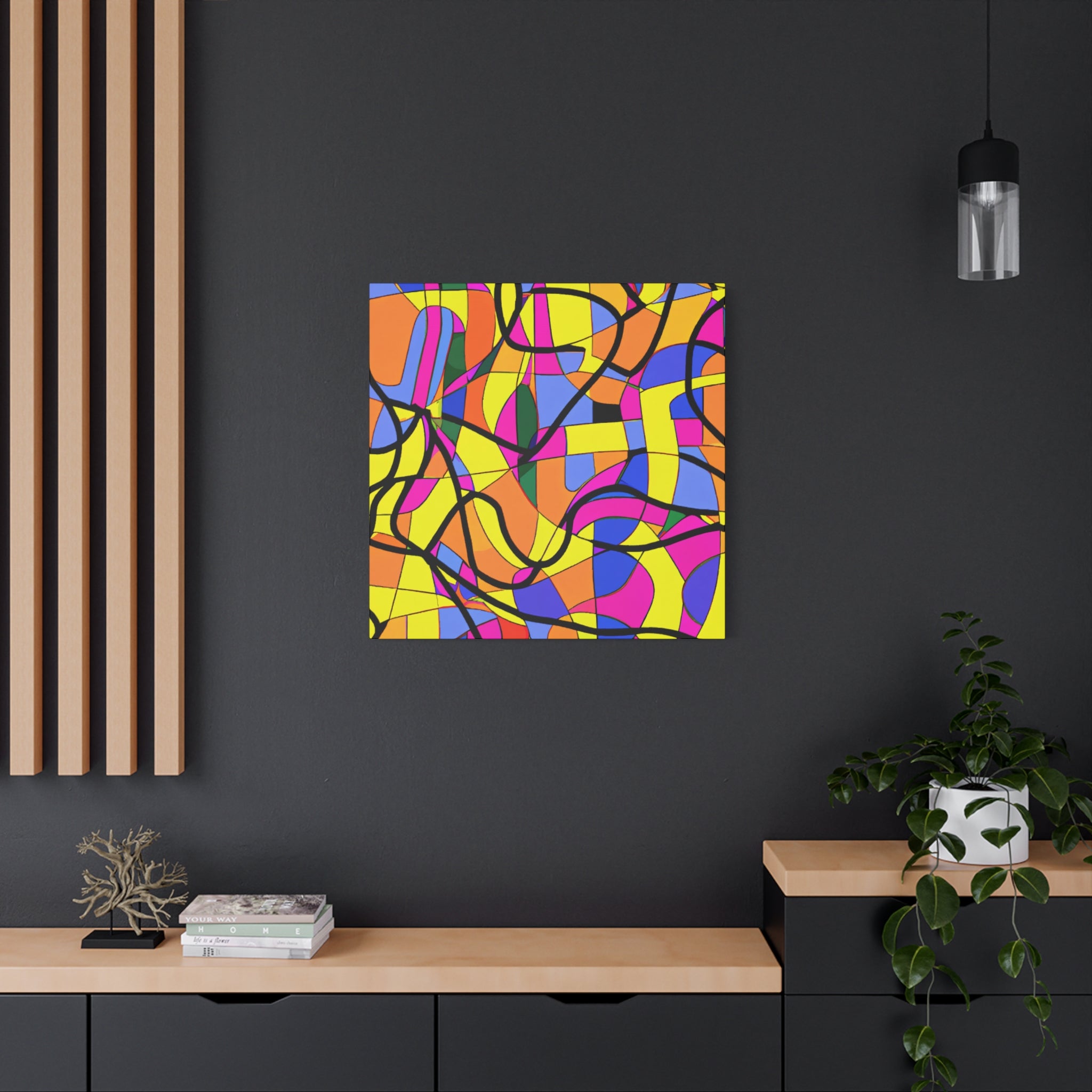 Groovy Kaleidoscope - Canvas