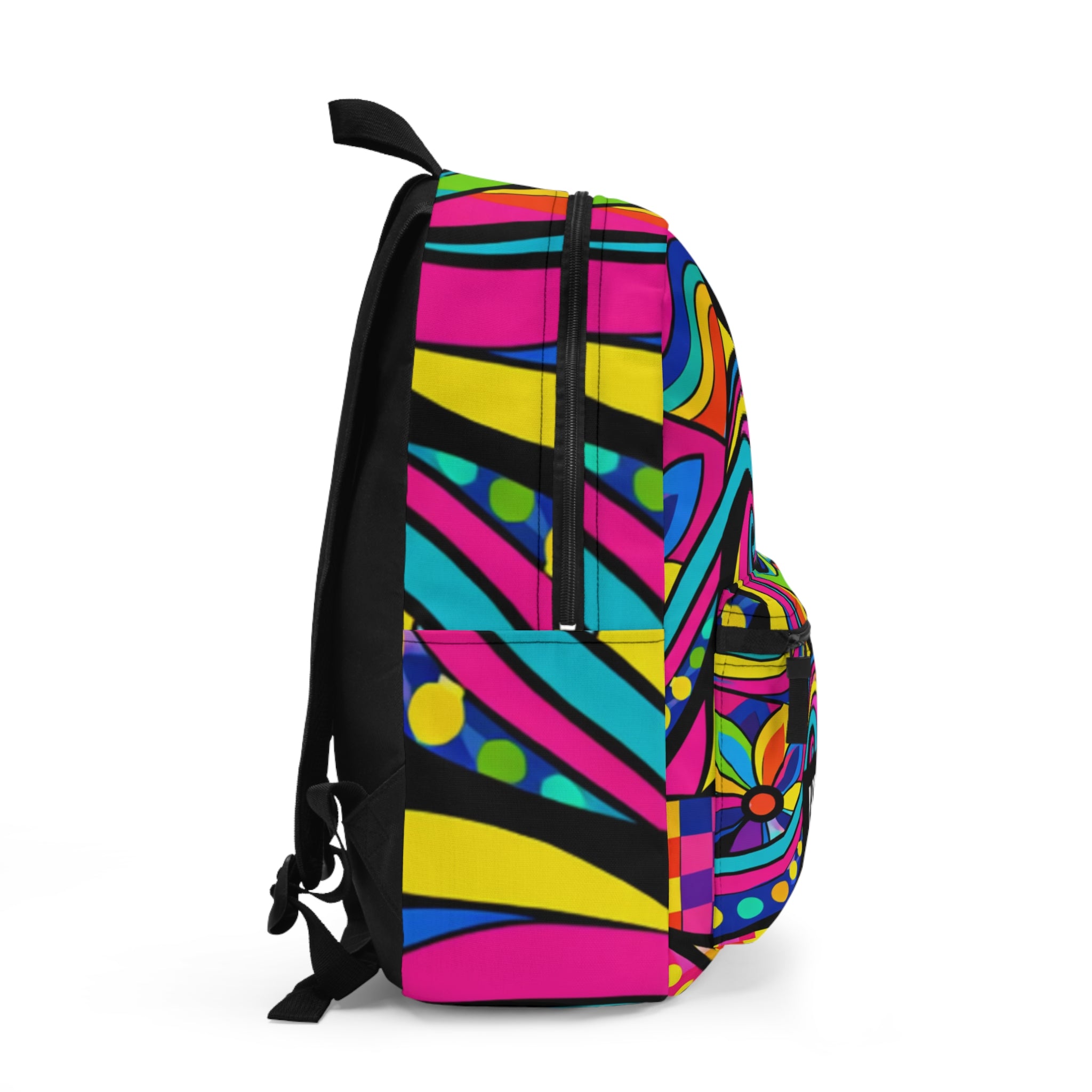 "Groovy Spectrum: A Twist of Swirls and Whirls" - Backpack