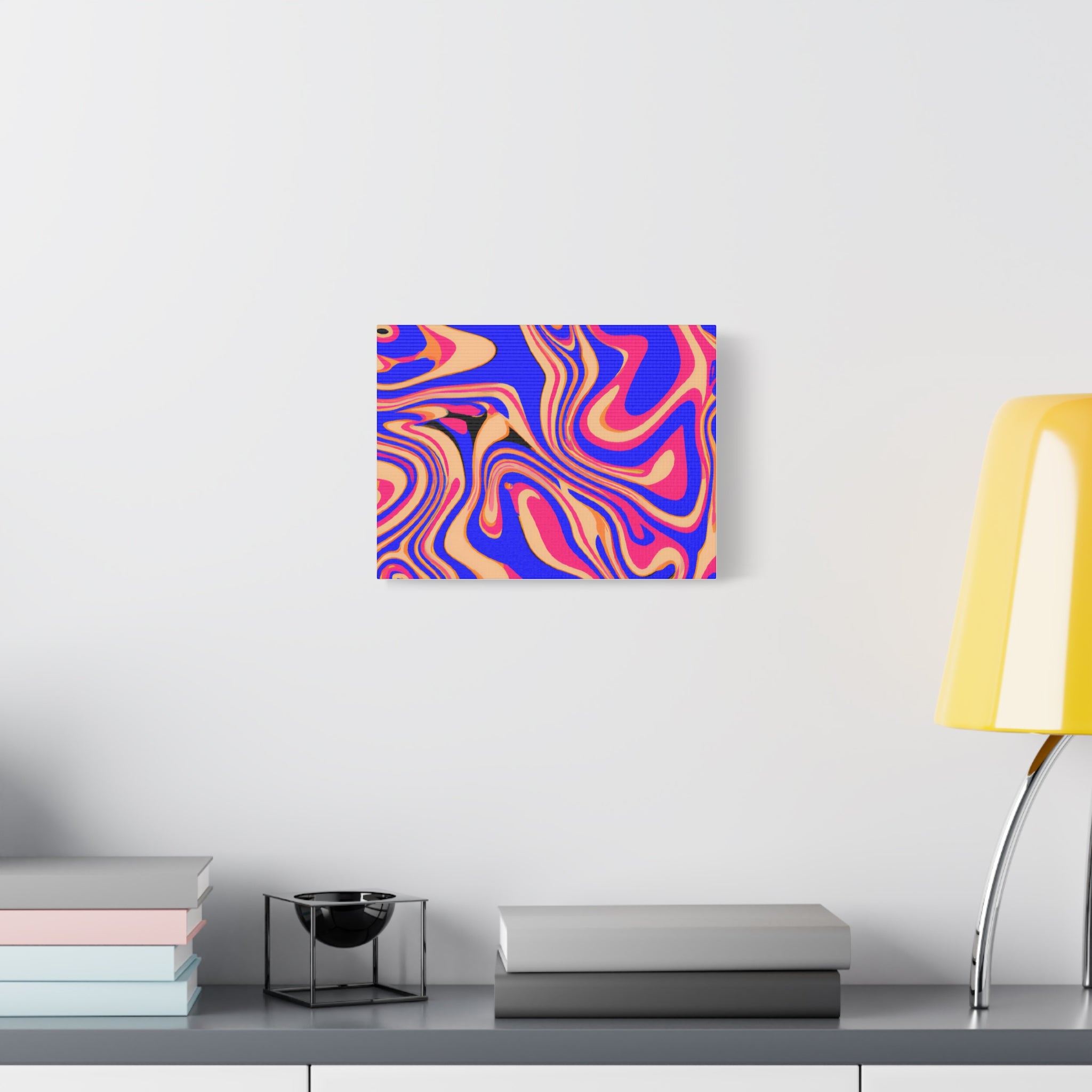 Psychedelic Swirls Abstract Art Canvas - Canvas