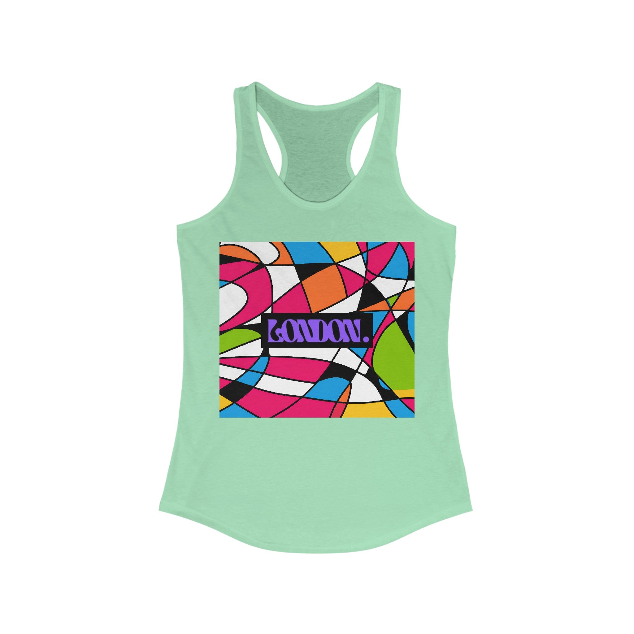 "Groovy Mirage" - Racerback Tank Top