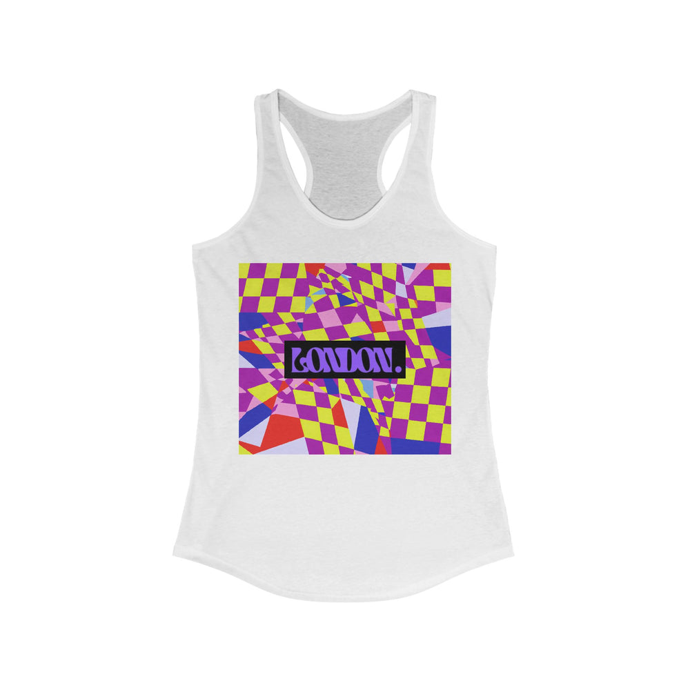 "Groovy Stardust Delights" - Racerback Tank Top