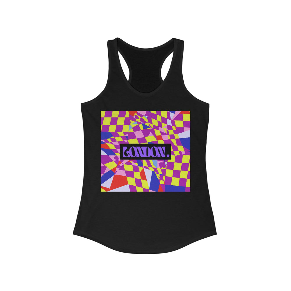 "Groovy Stardust Delights" - Racerback Tank Top