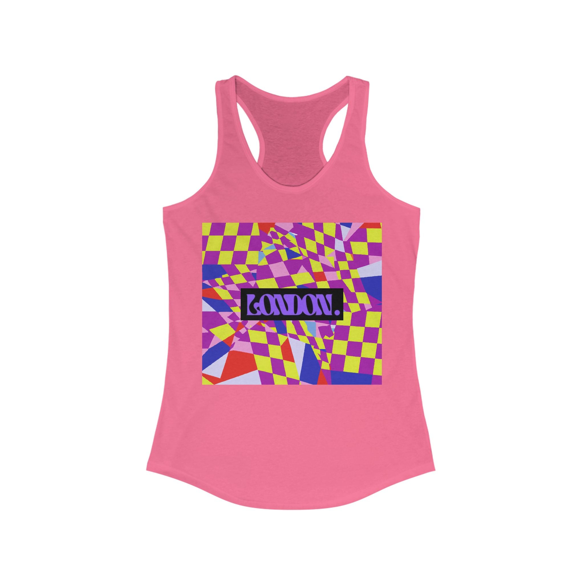 "Groovy Stardust Delights" - Racerback Tank Top