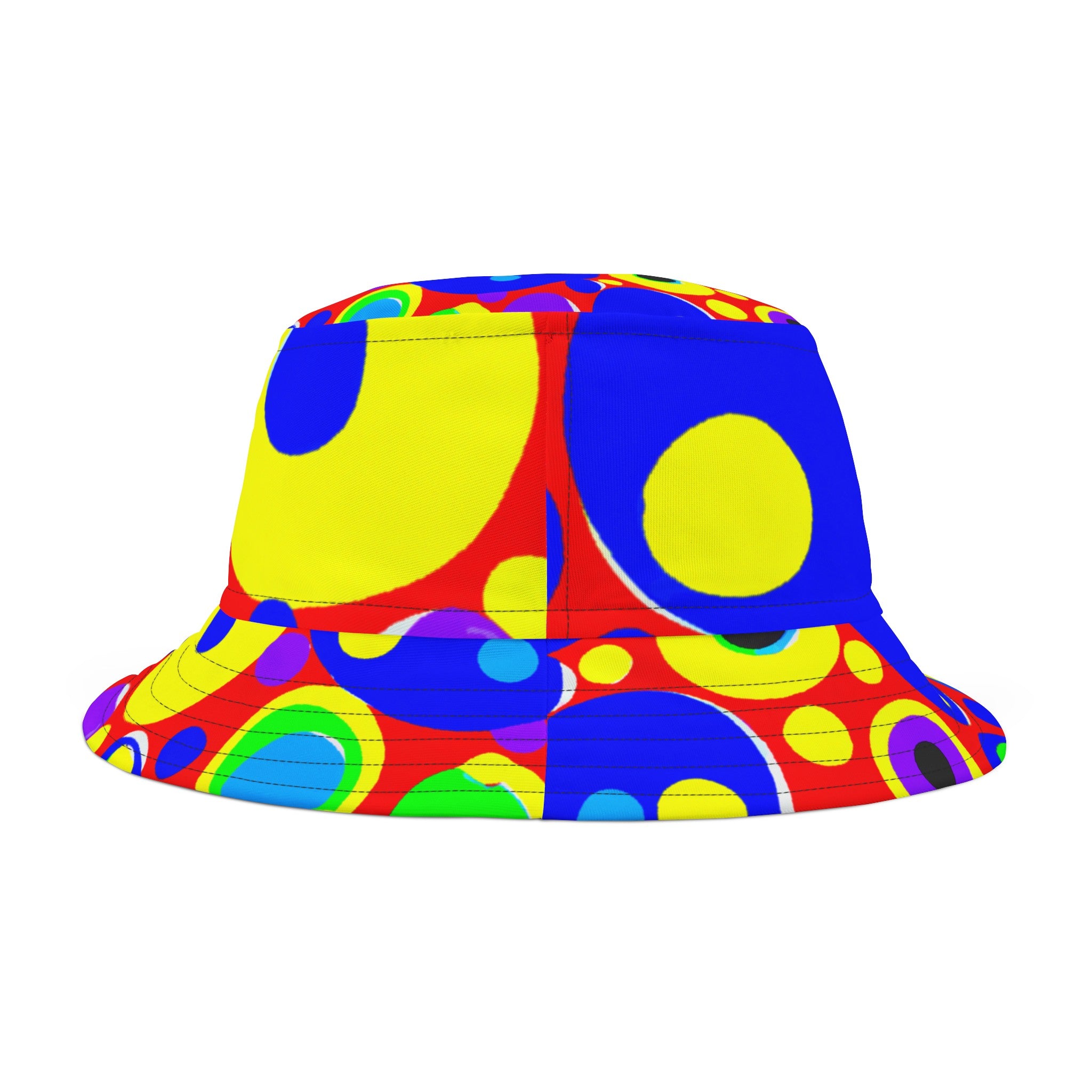 "Groovy Hues & Retro Blues" - Bucket Hat