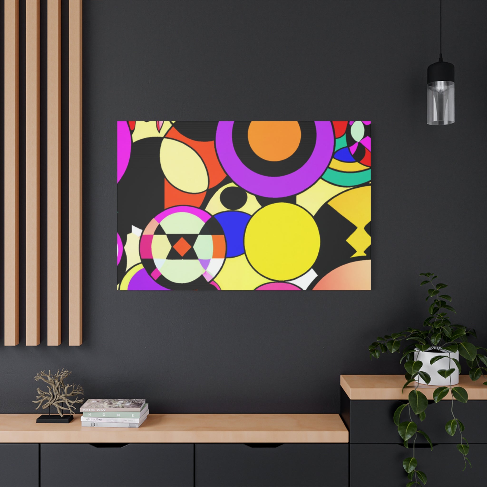 Groovy Kaleidoscope - Canvas