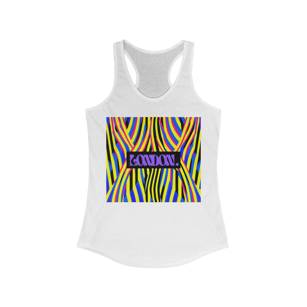 "Groovy Gingham" - Racerback Tank Top