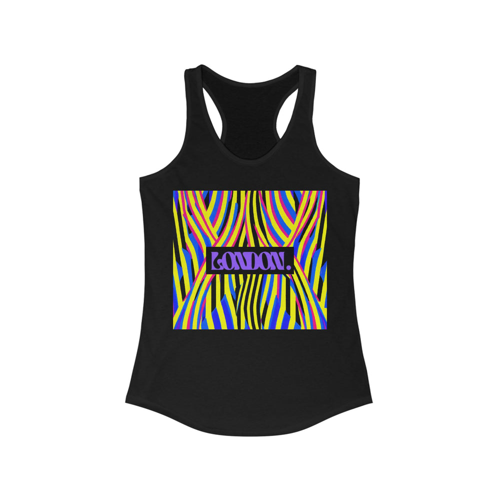 "Groovy Gingham" - Racerback Tank Top