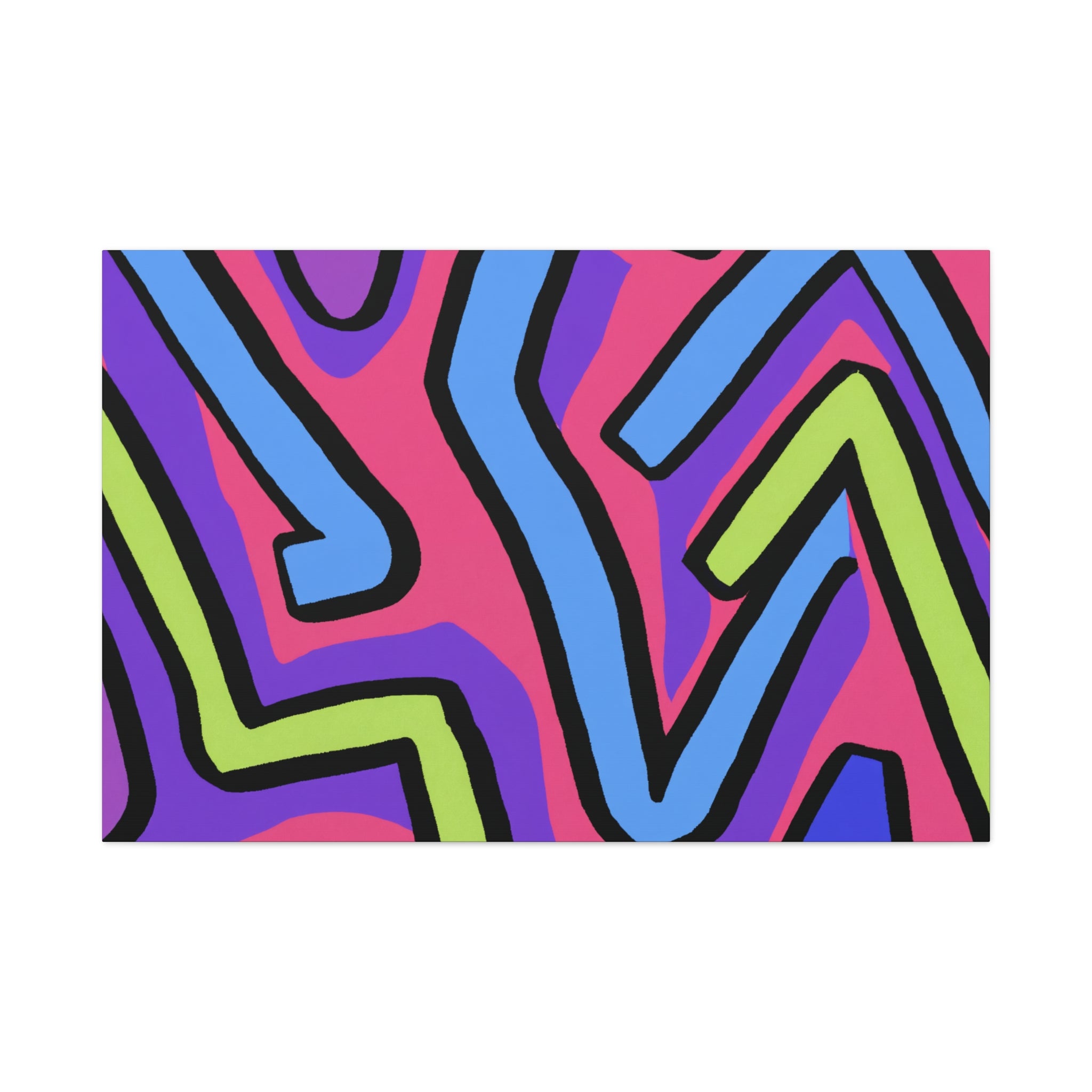 Groovy Kaleidoscope - Canvas
