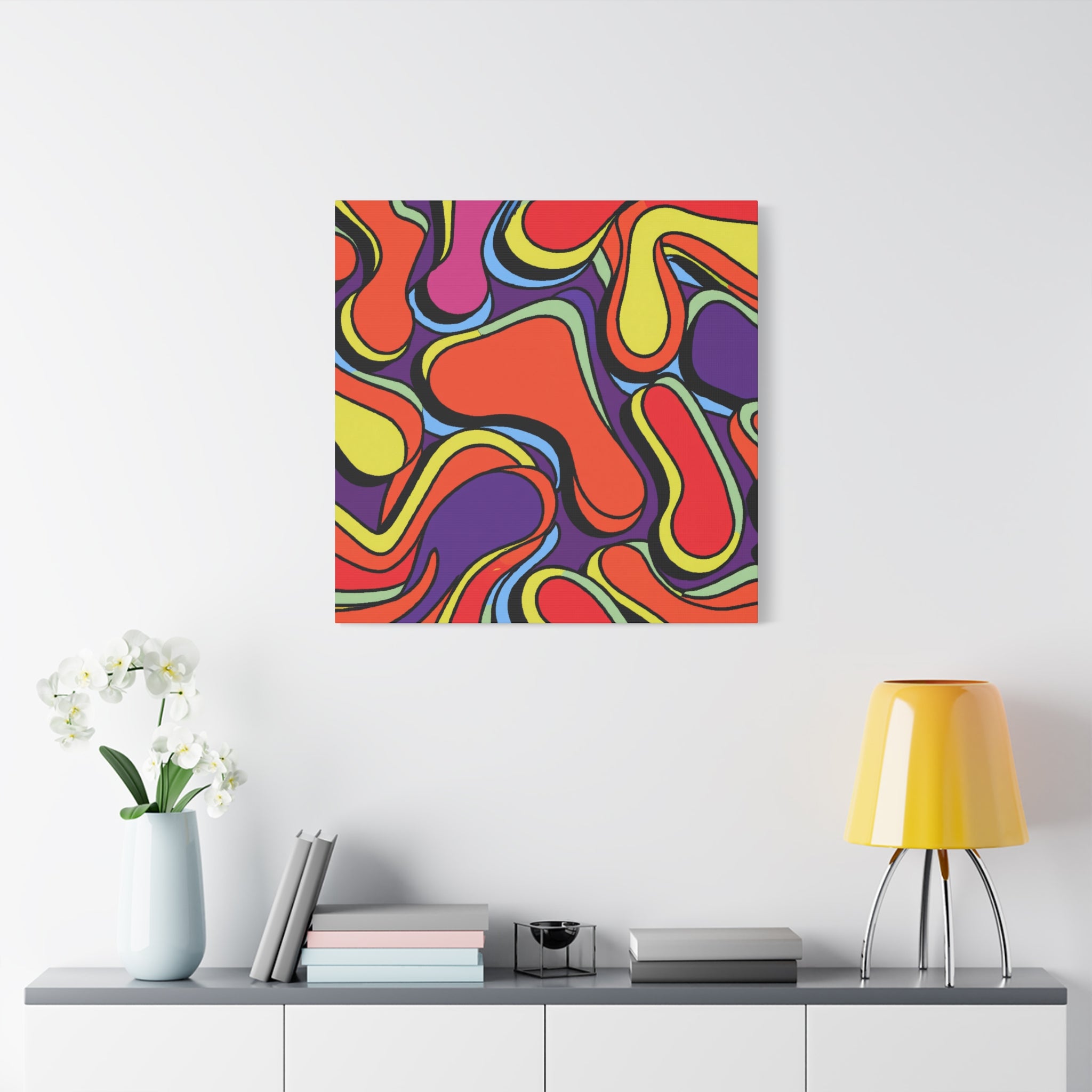 Groovy Kaleidoscope - Canvas