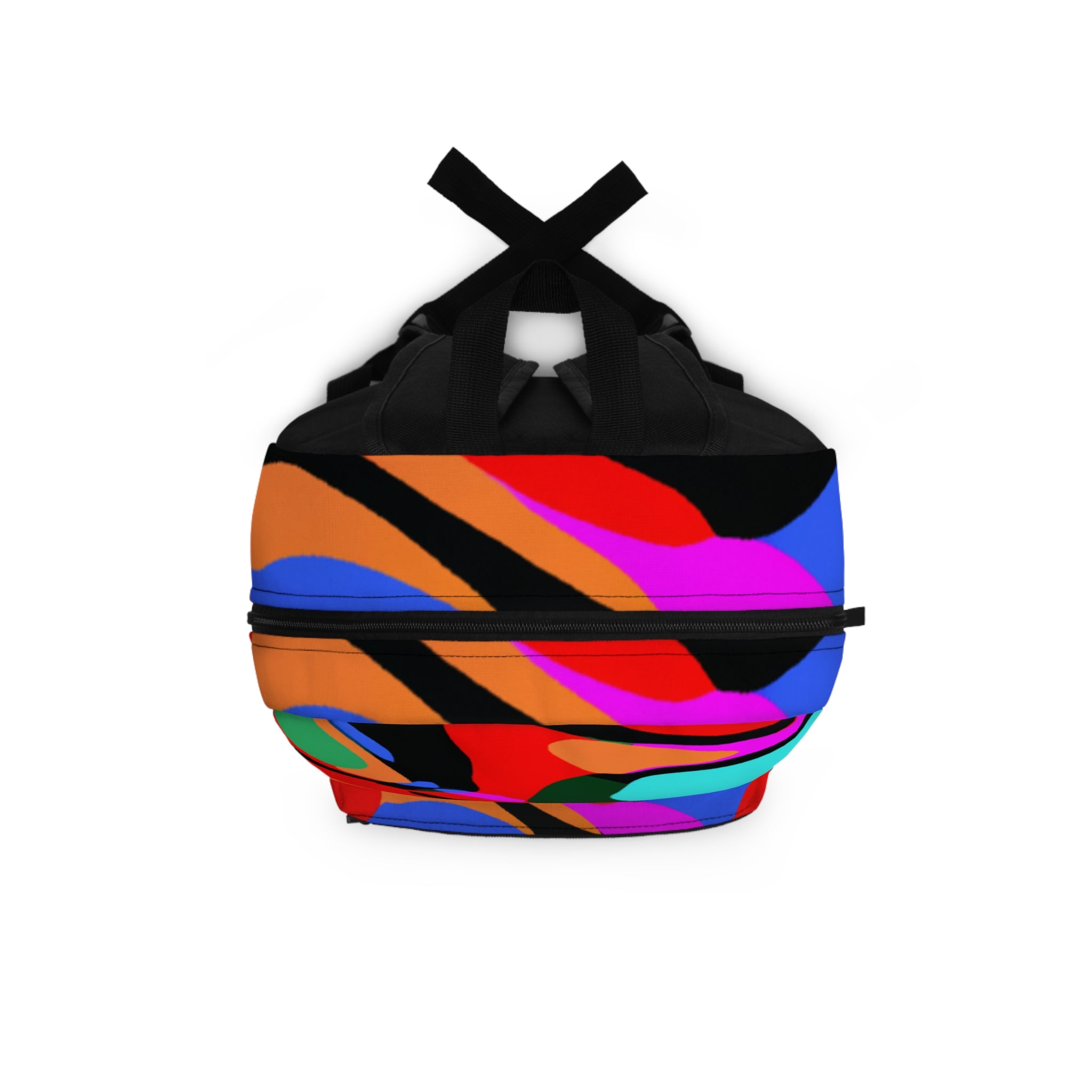 "Groovy Mirage: Psychedelic PopArt Emporium" - Backpack