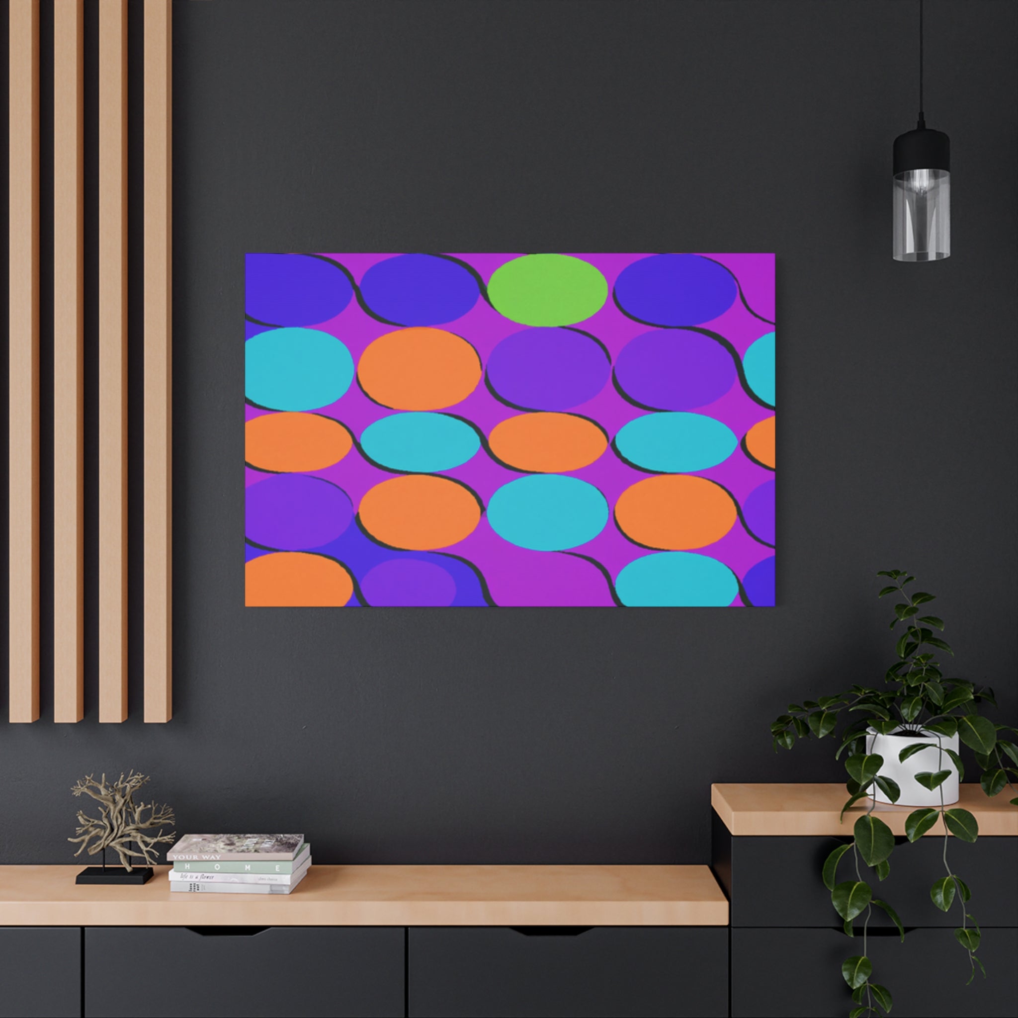 Groovy Kaleidoscope - Canvas
