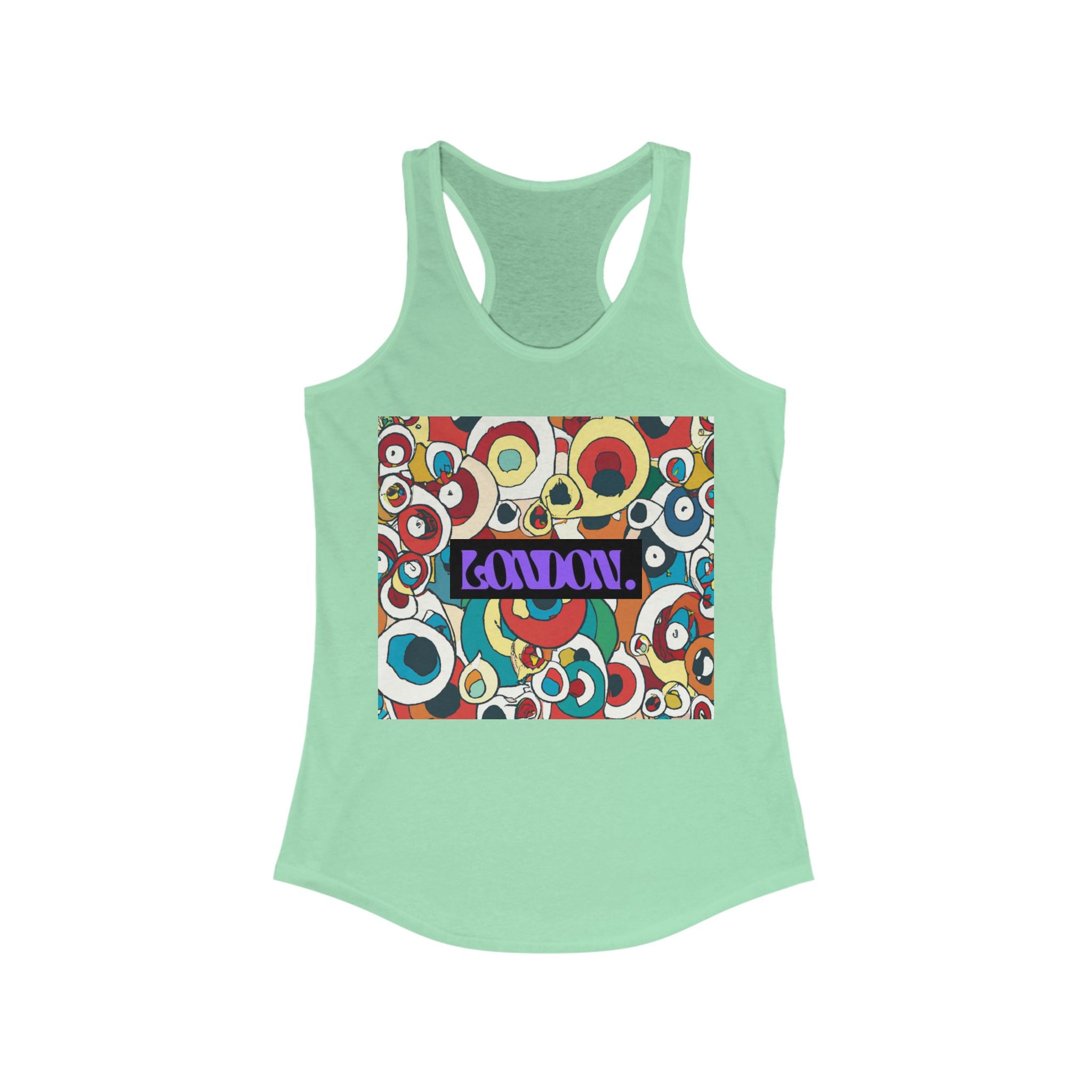 "Groovy Mirage" - Racerback Tank Top
