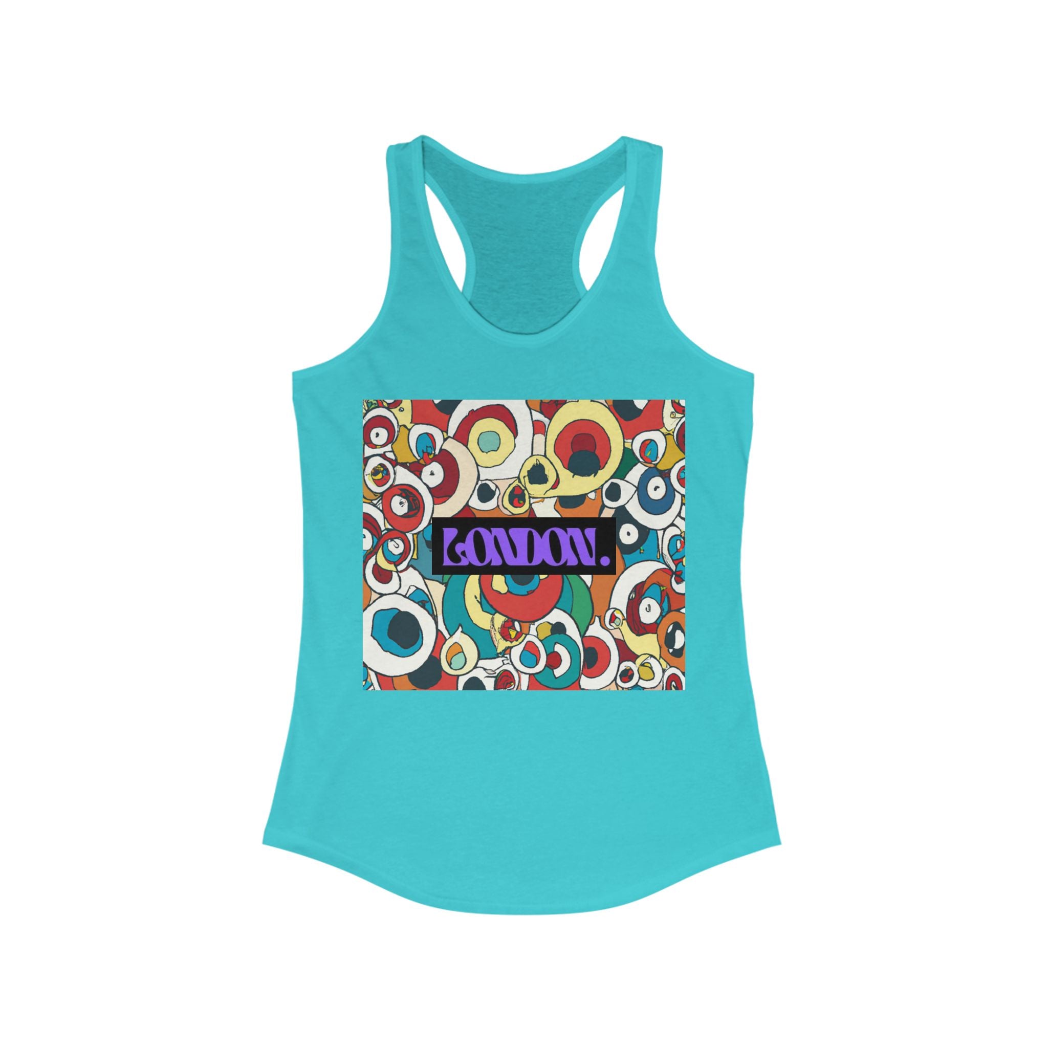"Groovy Mirage" - Racerback Tank Top