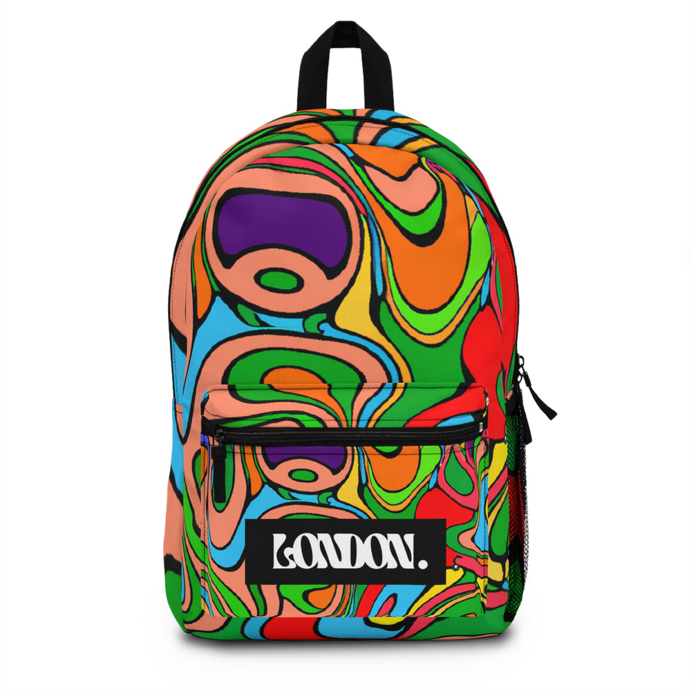 "Groovy Waves Vintage & Pop Art Emporium" - Backpack