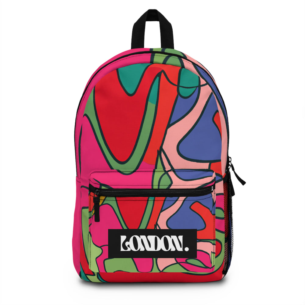 "Vibrant Vortex Vintage" - Backpack