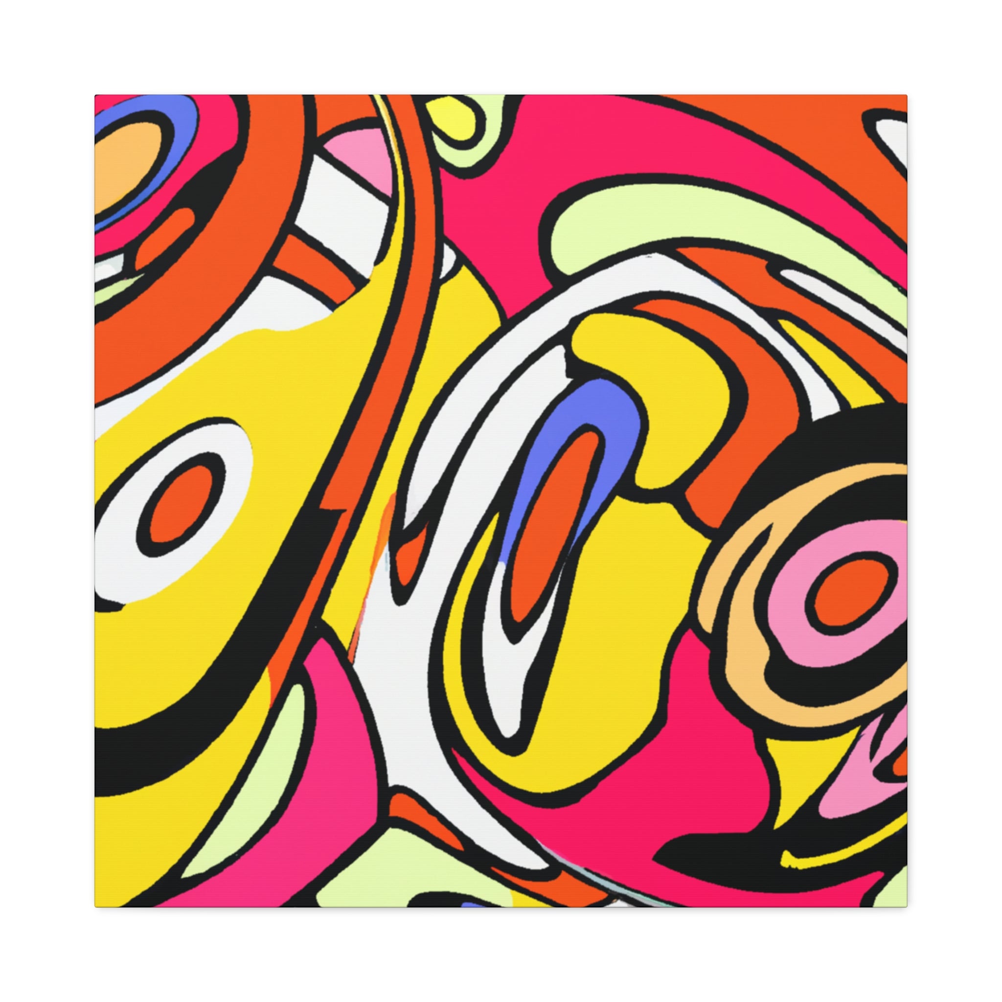 Groovy Kaleidoscope - Canvas