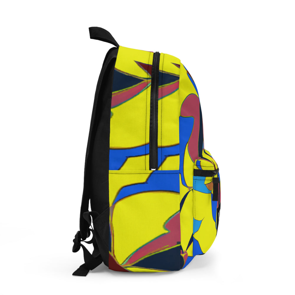 "Neon Groove Emporium" - Backpack