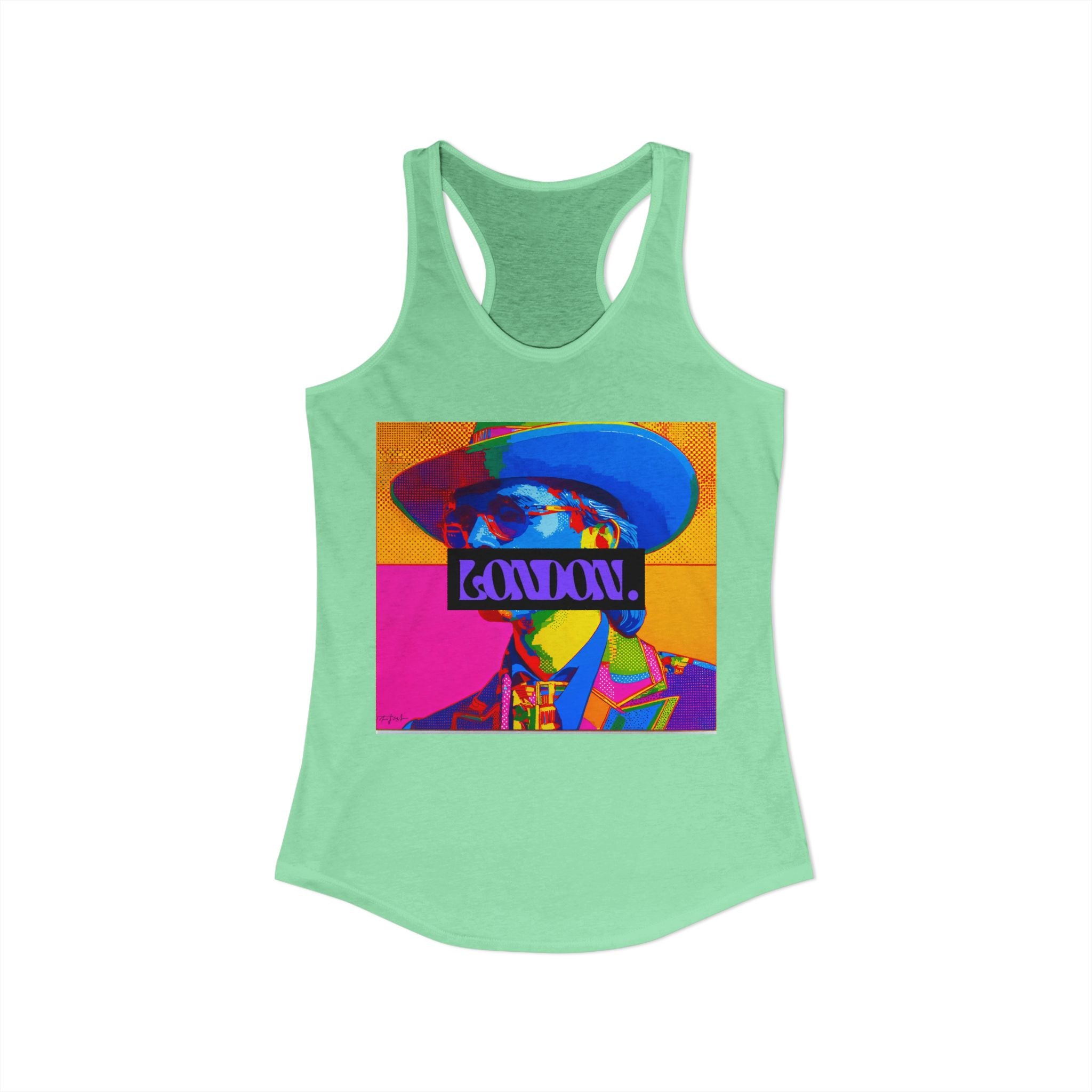 "Kaleidoscope Carousel" - Racerback Tank Top
