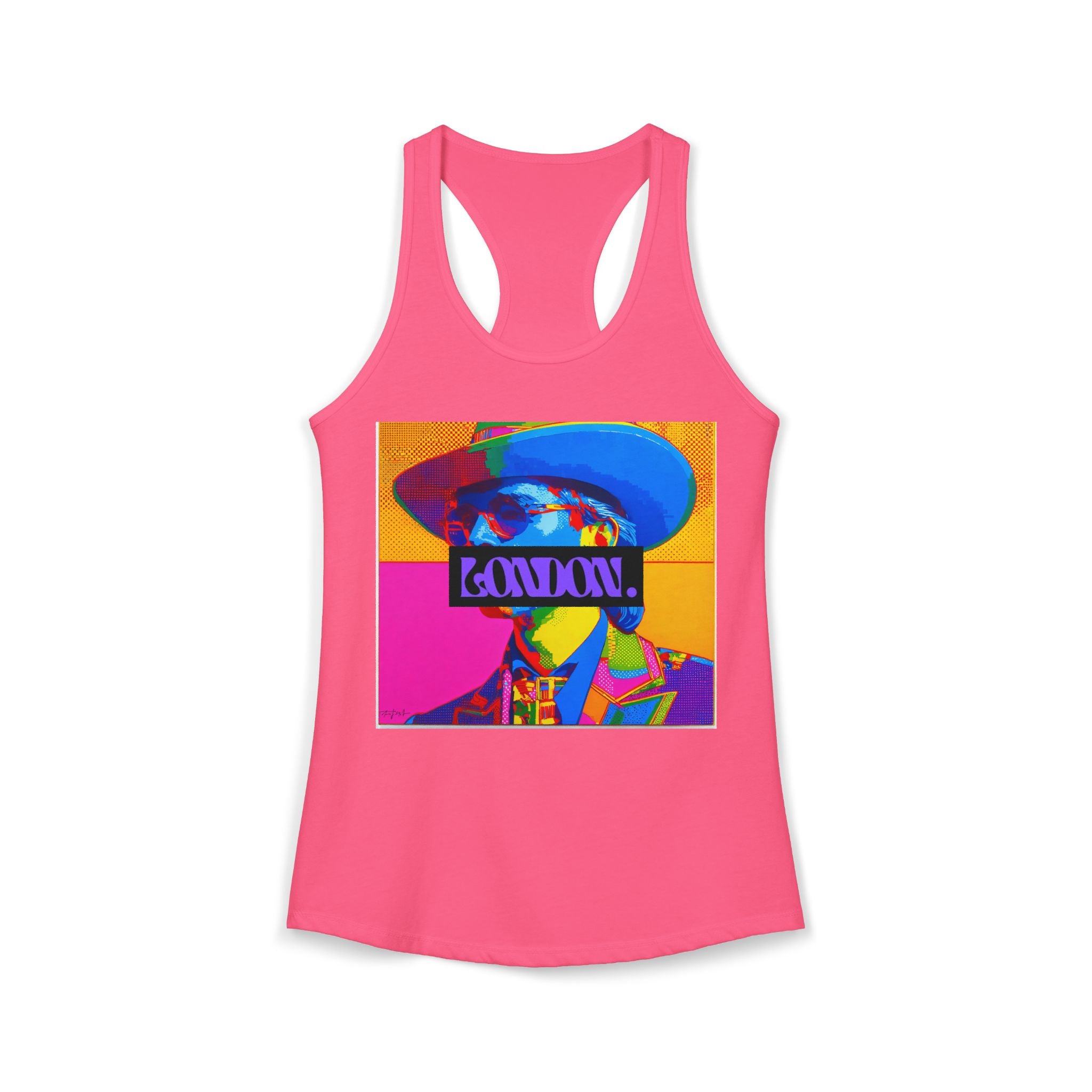 "Kaleidoscope Carousel" - Racerback Tank Top